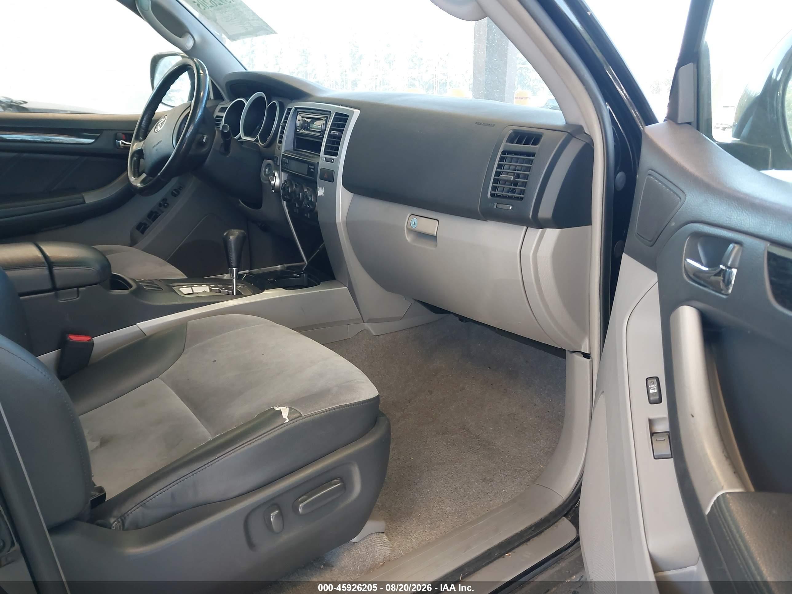 2008 Toyota 4runner Sport V6 Black vin: JTEBU14R78K028305