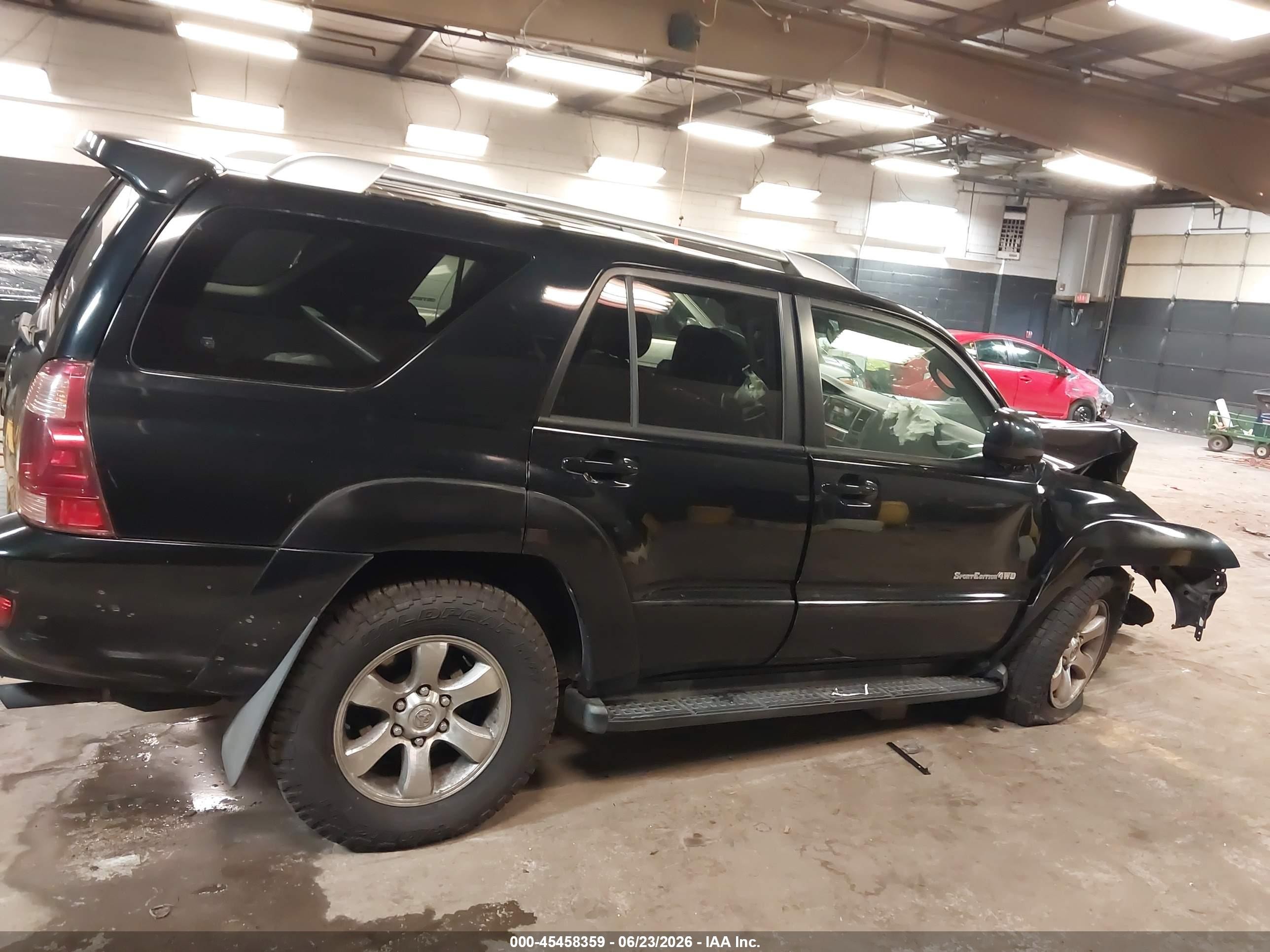 2003 Toyota 4runner Sr5 Sport V6 Black vin: JTEBU14R830015826