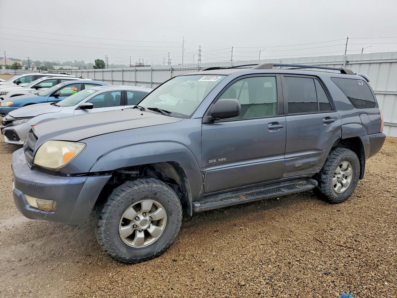 2004 Toyota 4runner Sr5 Gray vin: JTEBU14R840022437