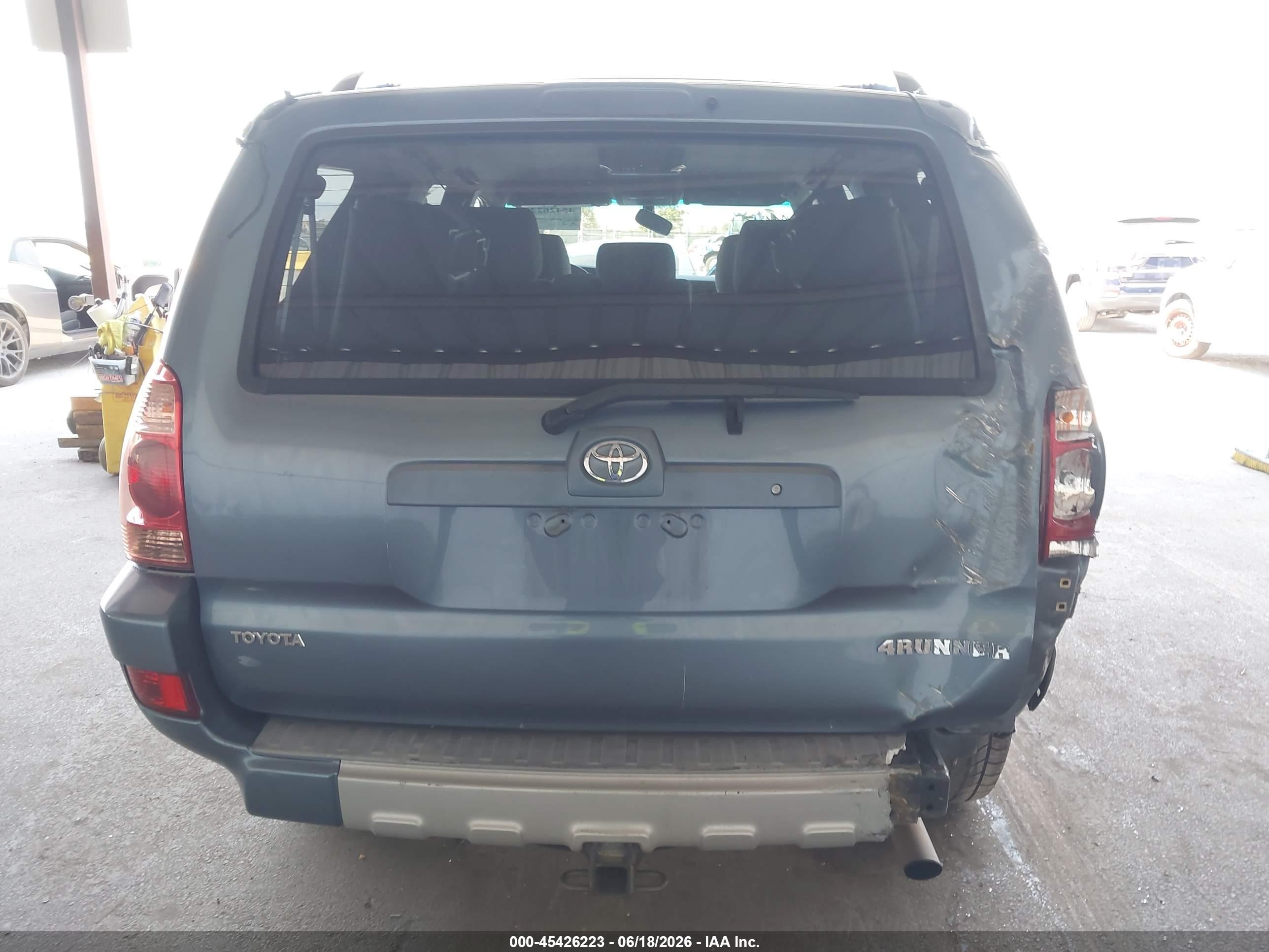 2004 Toyota 4runner Sr5 V6 Light Blue vin: JTEBU14R840045328