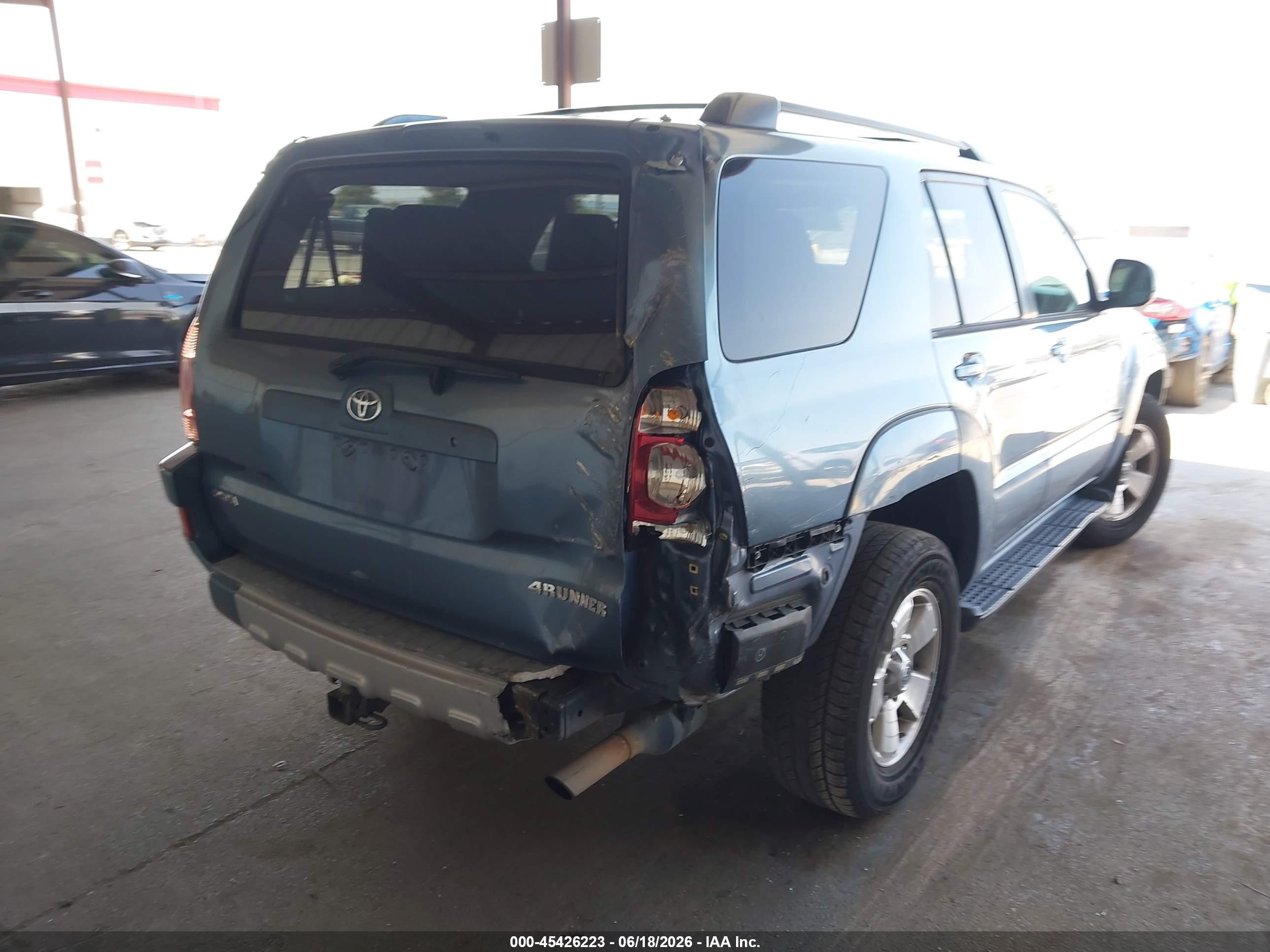 2004 Toyota 4runner Sr5 V6 Light Blue vin: JTEBU14R840045328