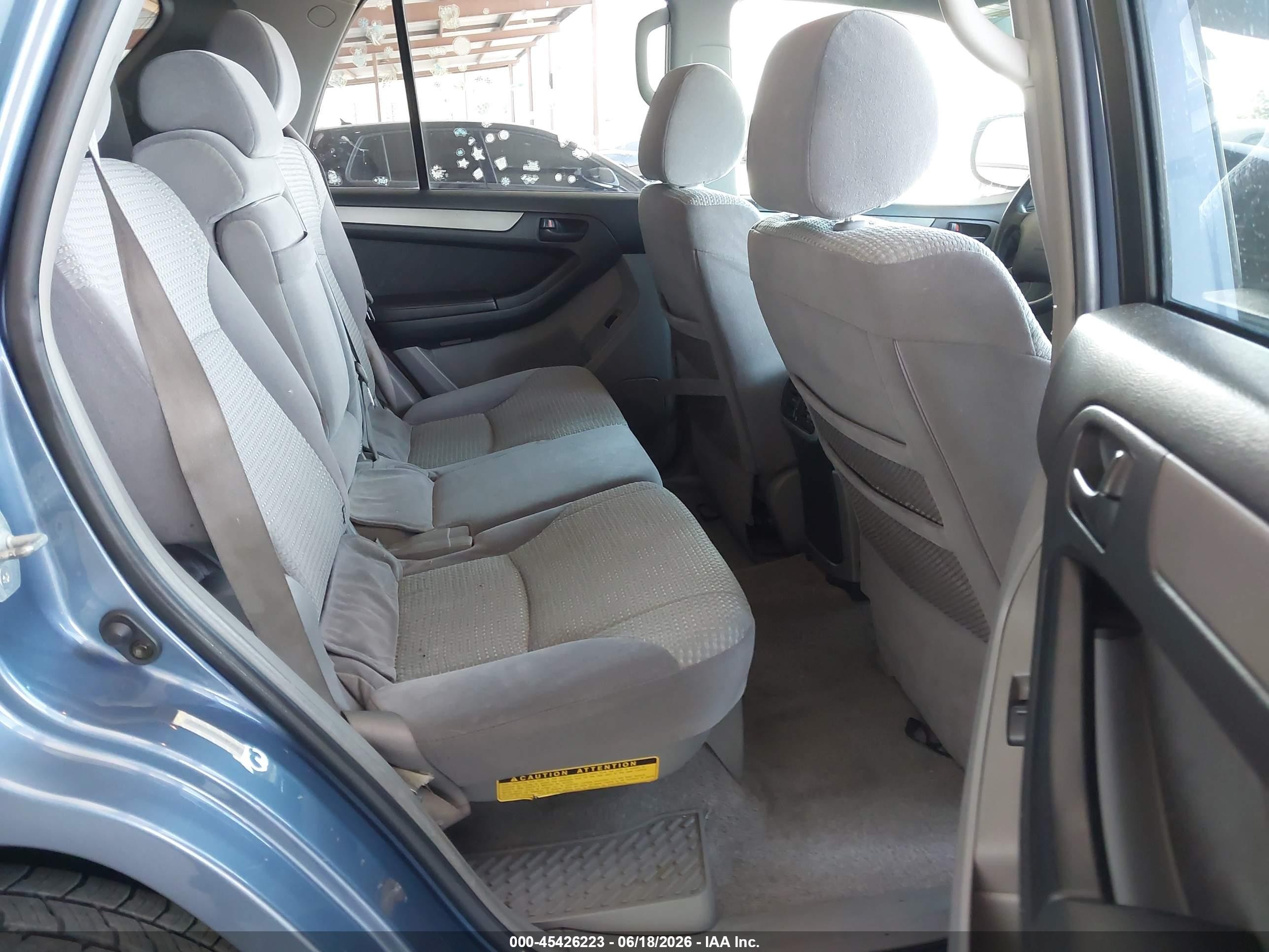 2004 Toyota 4runner Sr5 V6 Light Blue vin: JTEBU14R840045328