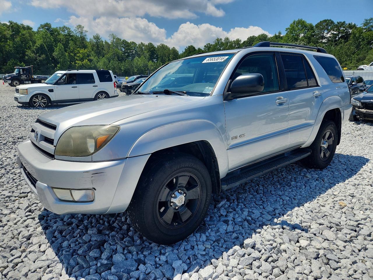2004 Toyota 4runner Sr5 Silver vin: JTEBU14R840049038
