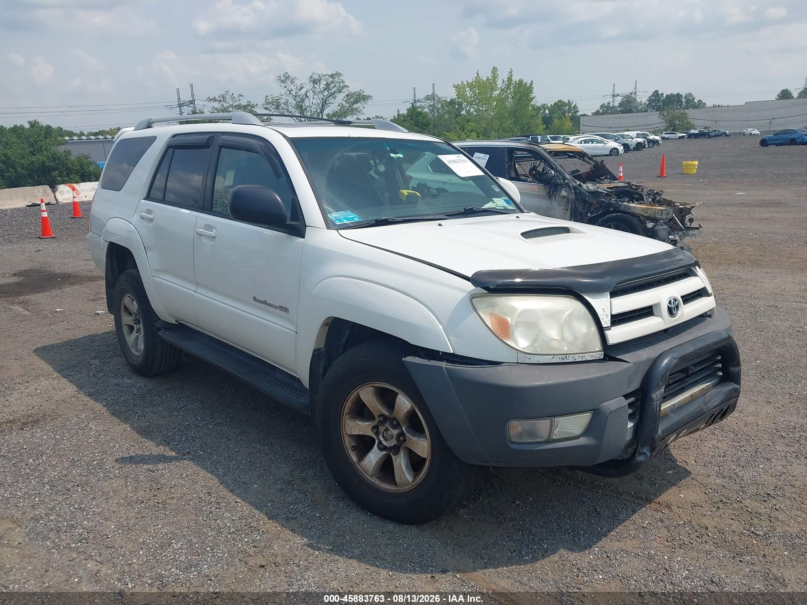2004 Toyota 4runner Sr5 Sport V6 White vin: JTEBU14R848021760