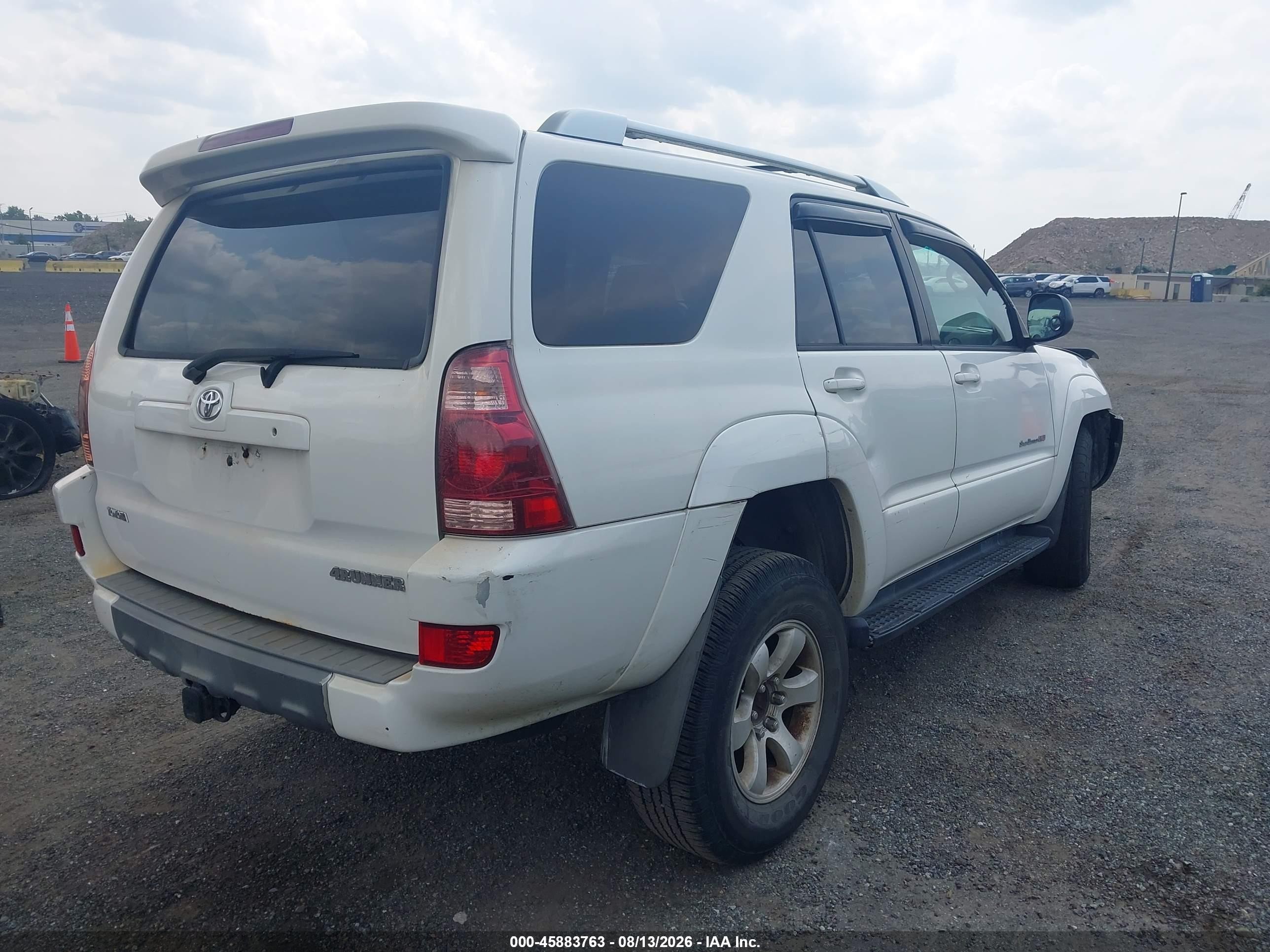 2004 Toyota 4runner Sr5 Sport V6 White vin: JTEBU14R848021760