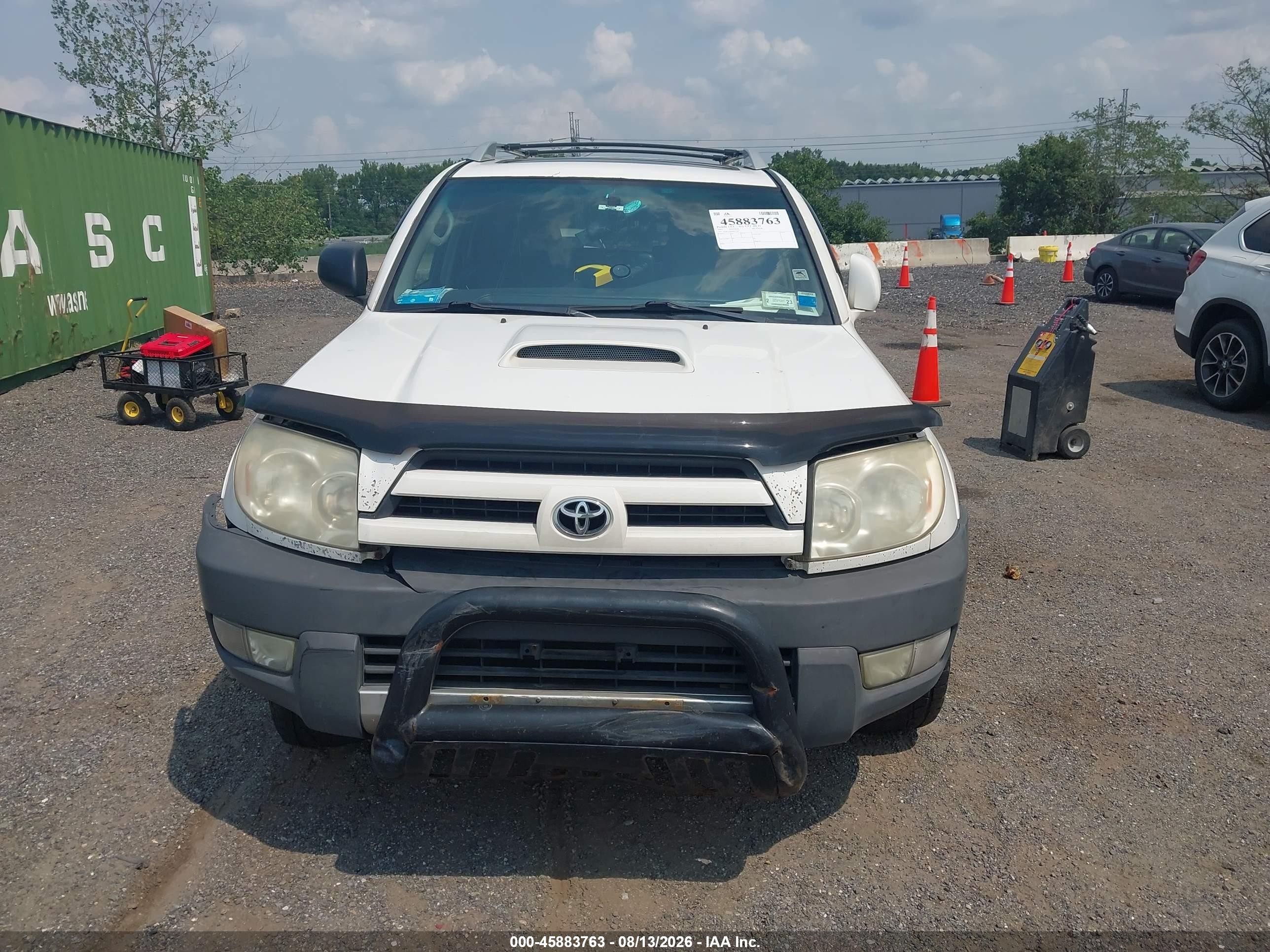 2004 Toyota 4runner Sr5 Sport V6 White vin: JTEBU14R848021760