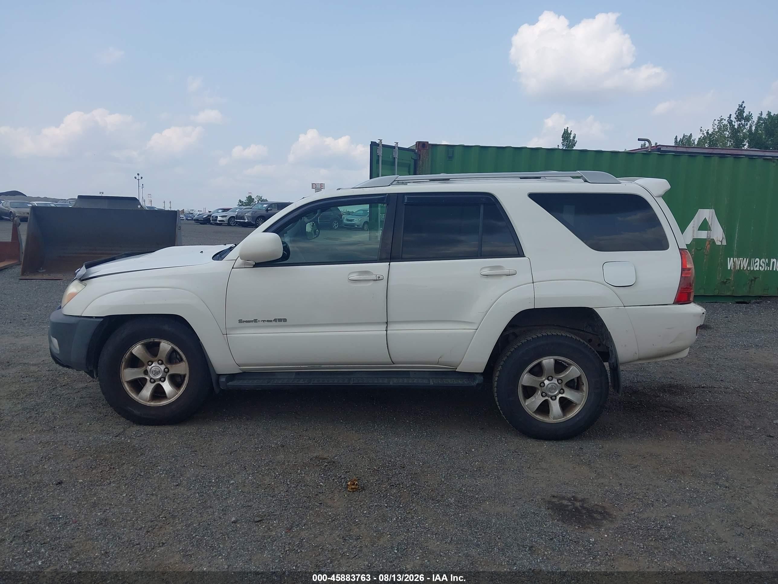 2004 Toyota 4runner Sr5 Sport V6 White vin: JTEBU14R848021760