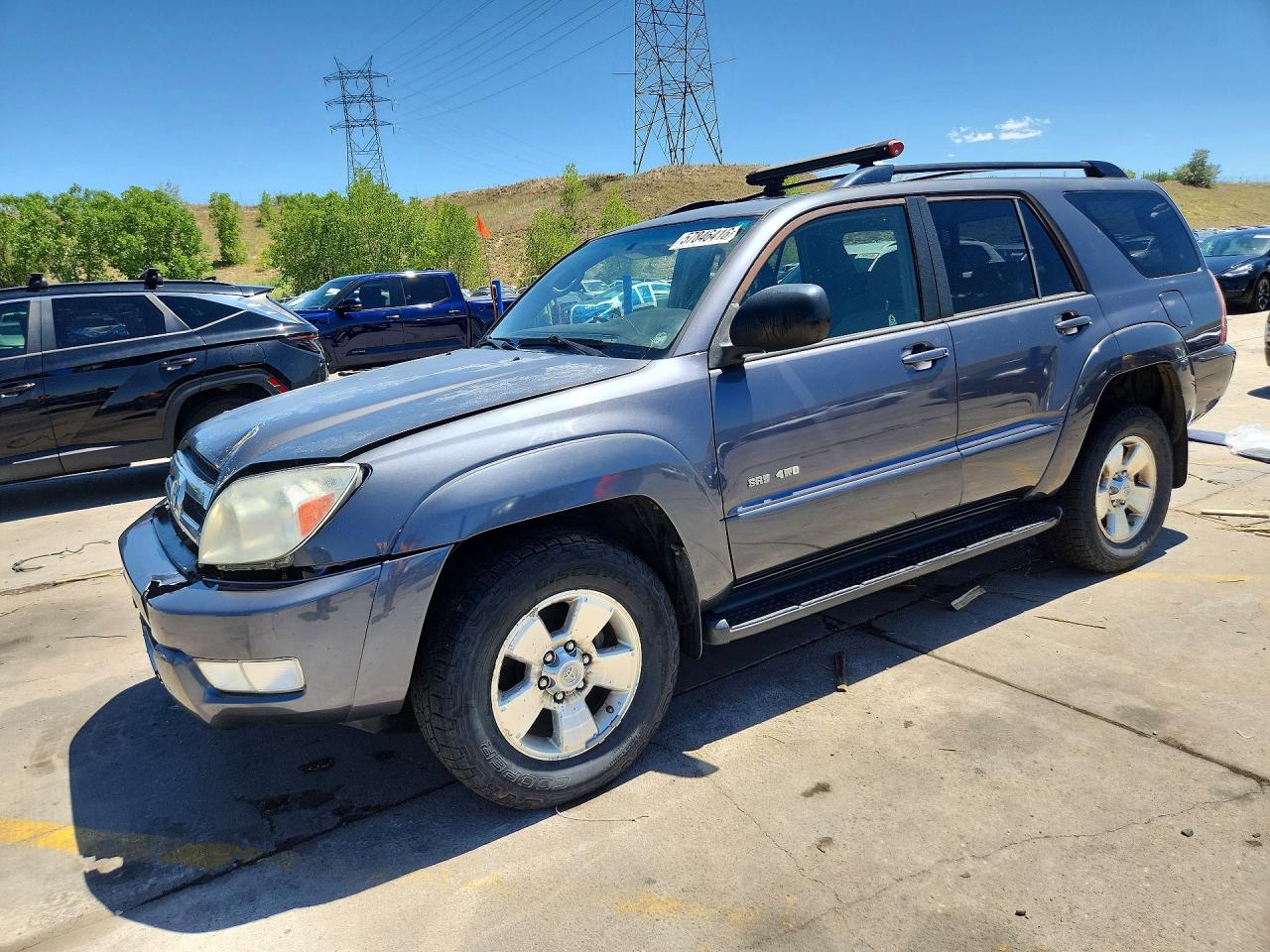 2005 Toyota 4runner Sr5 Gray vin: JTEBU14R850059926