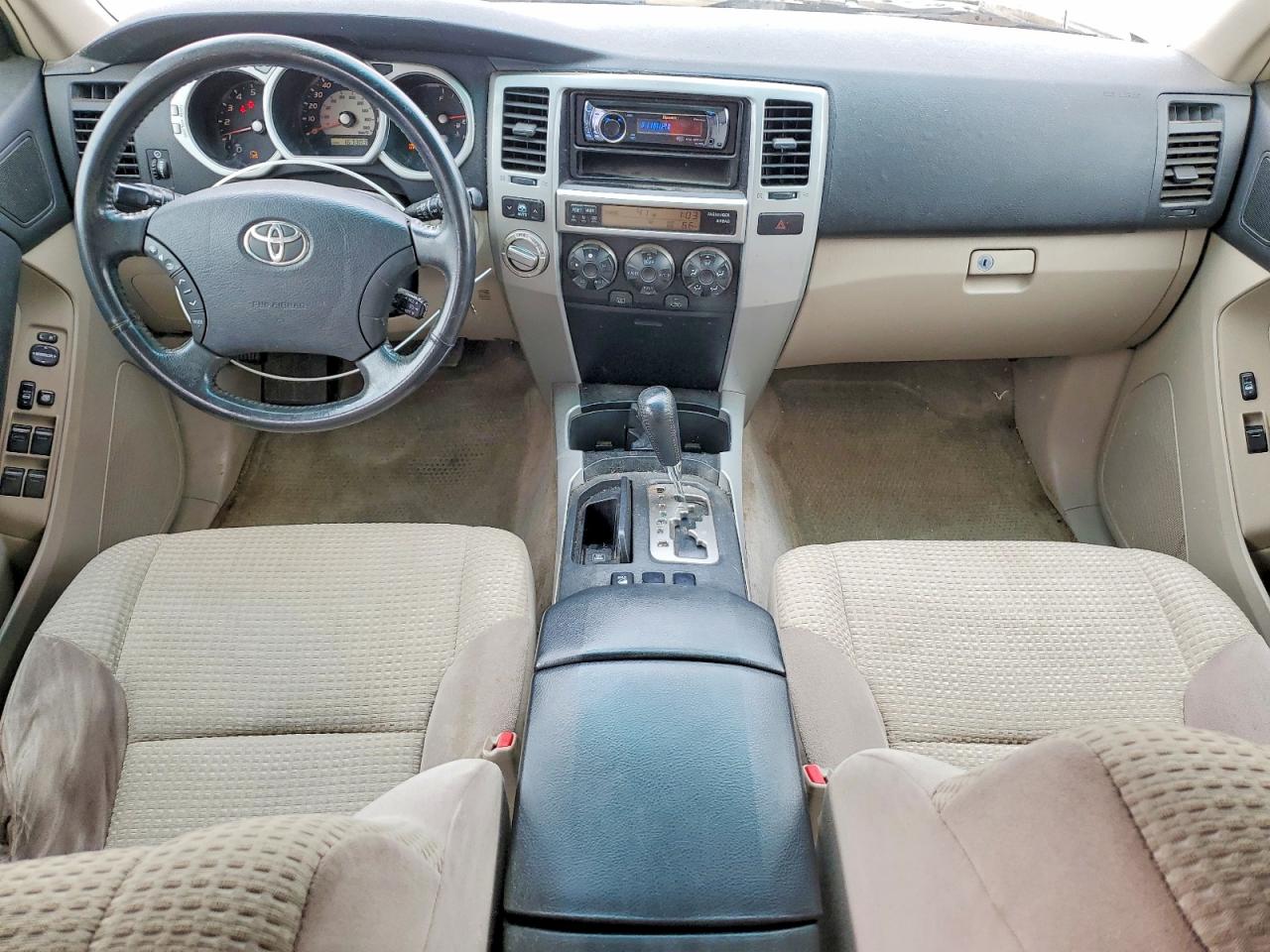 2005 Toyota 4runner Sr5 White vin: JTEBU14R858035658