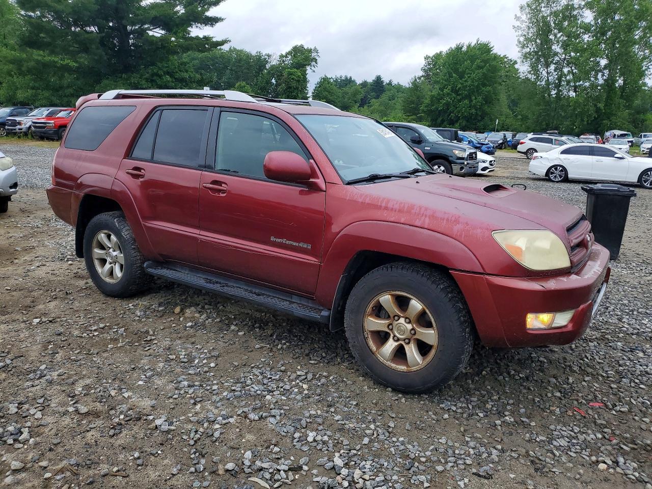 2005 Toyota 4runner Sport Edition Red vin: JTEBU14R858050600
