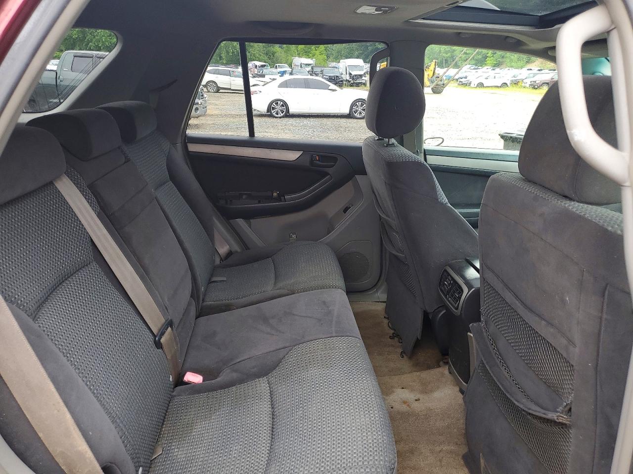 2005 Toyota 4runner Sport Edition Red vin: JTEBU14R858050600