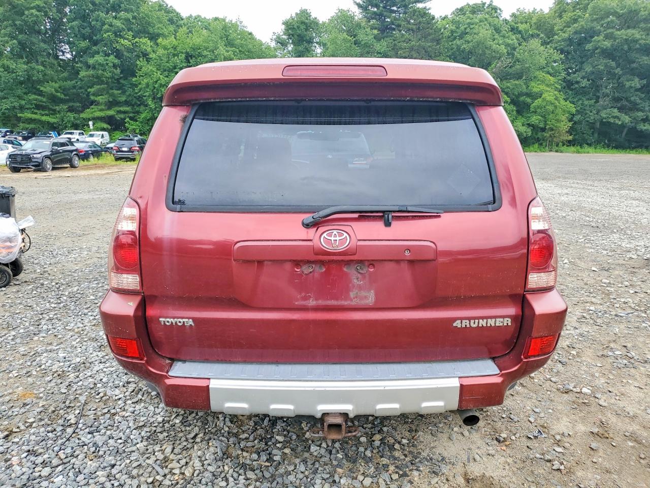 2005 Toyota 4runner Sport Edition Red vin: JTEBU14R858050600