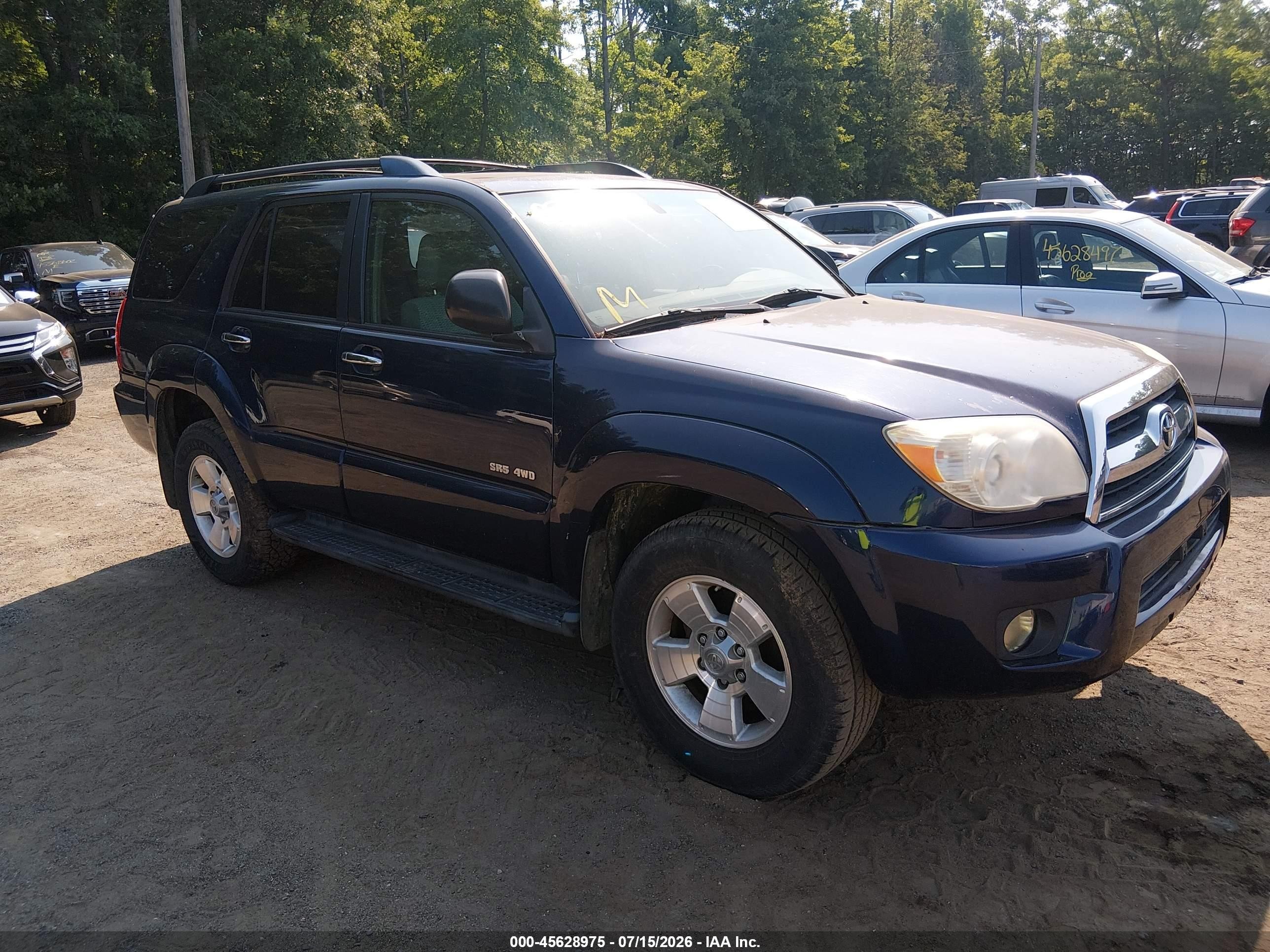 2006 Toyota 4runner Sr5 V6 Синий vin: JTEBU14R860086058