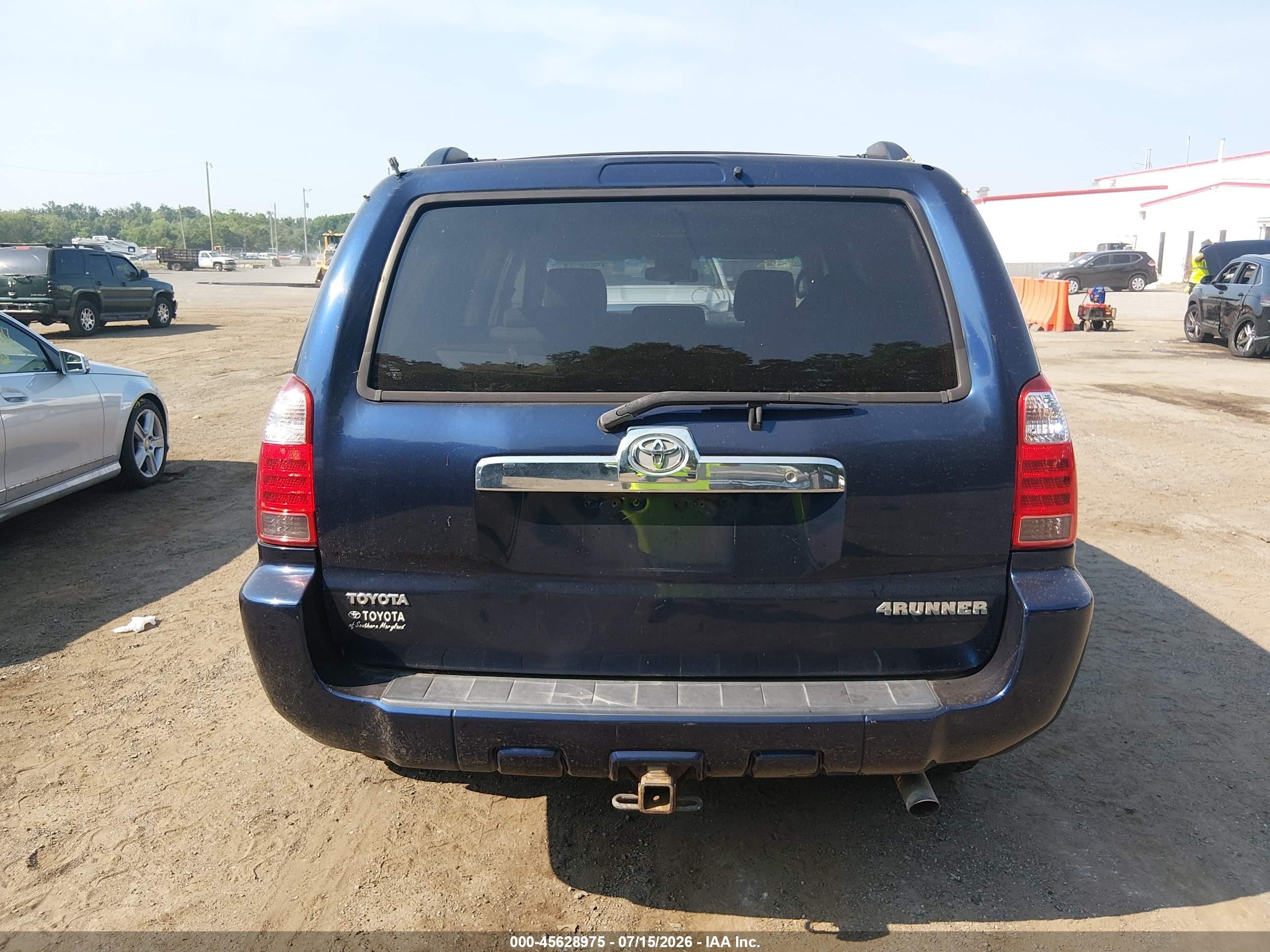 2006 Toyota 4runner Sr5 V6 Синий vin: JTEBU14R860086058