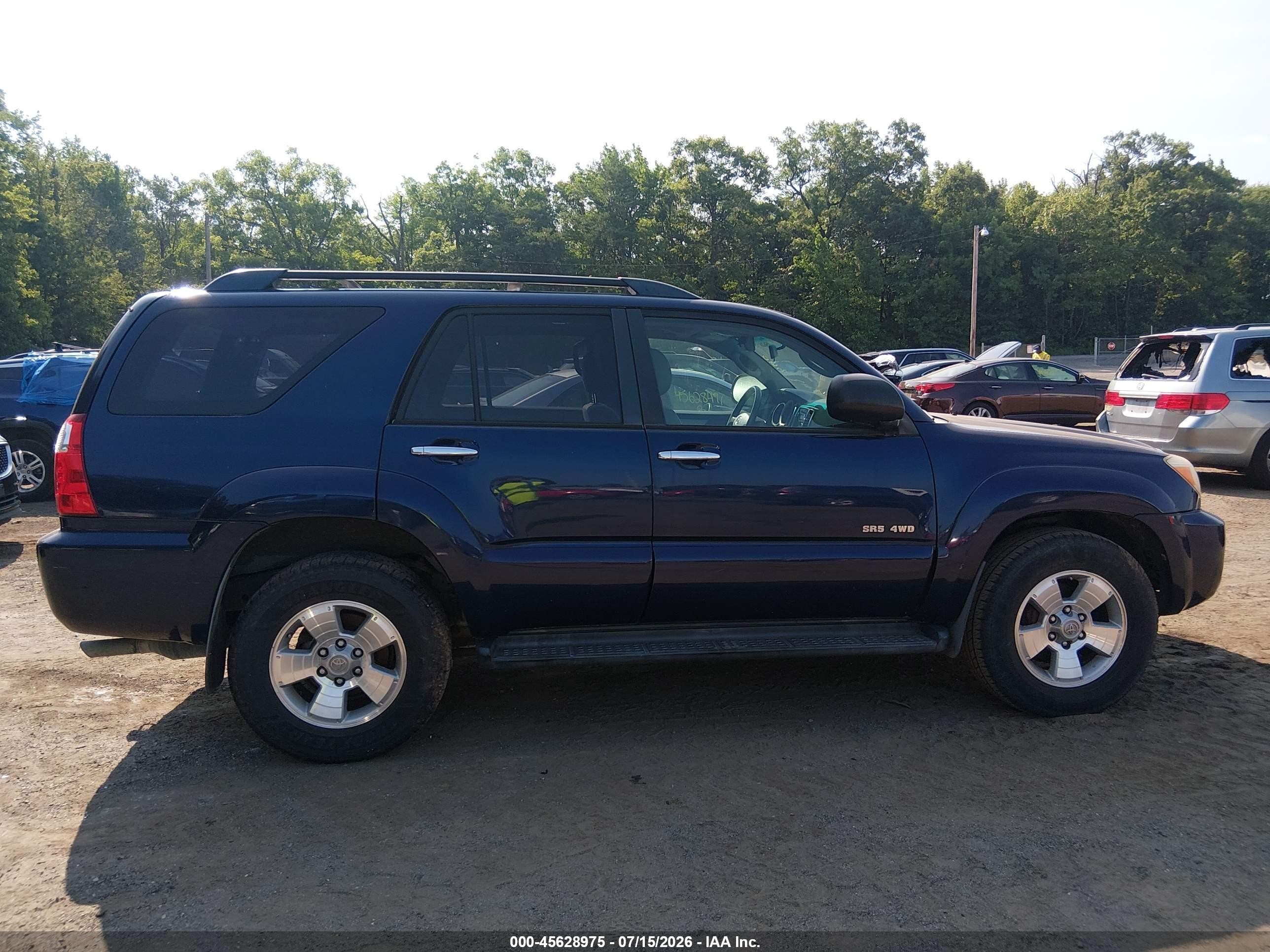 2006 Toyota 4runner Sr5 V6 Синий vin: JTEBU14R860086058