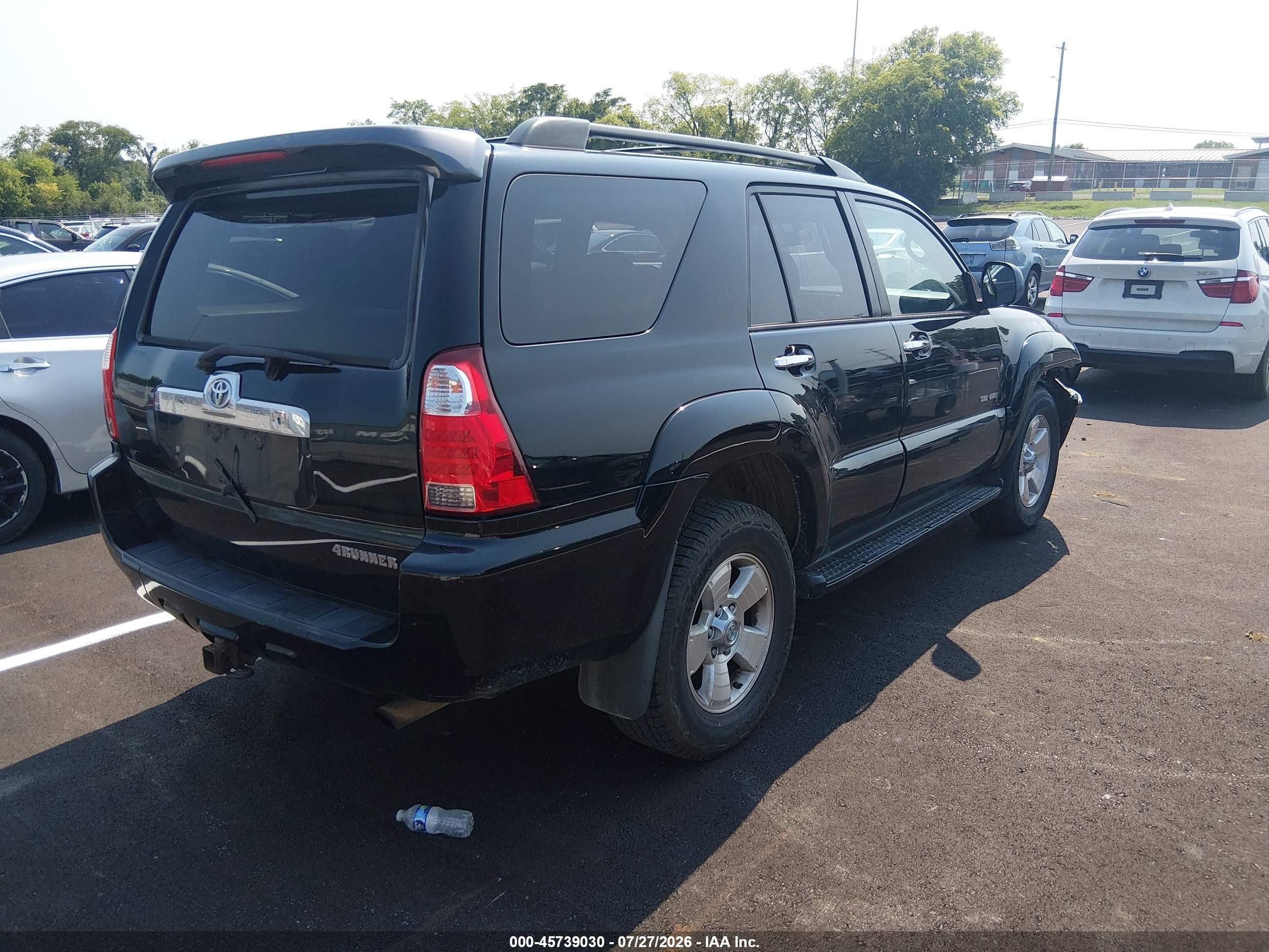 2006 Toyota 4runner Sr5/sport Black vin: JTEBU14R860090840