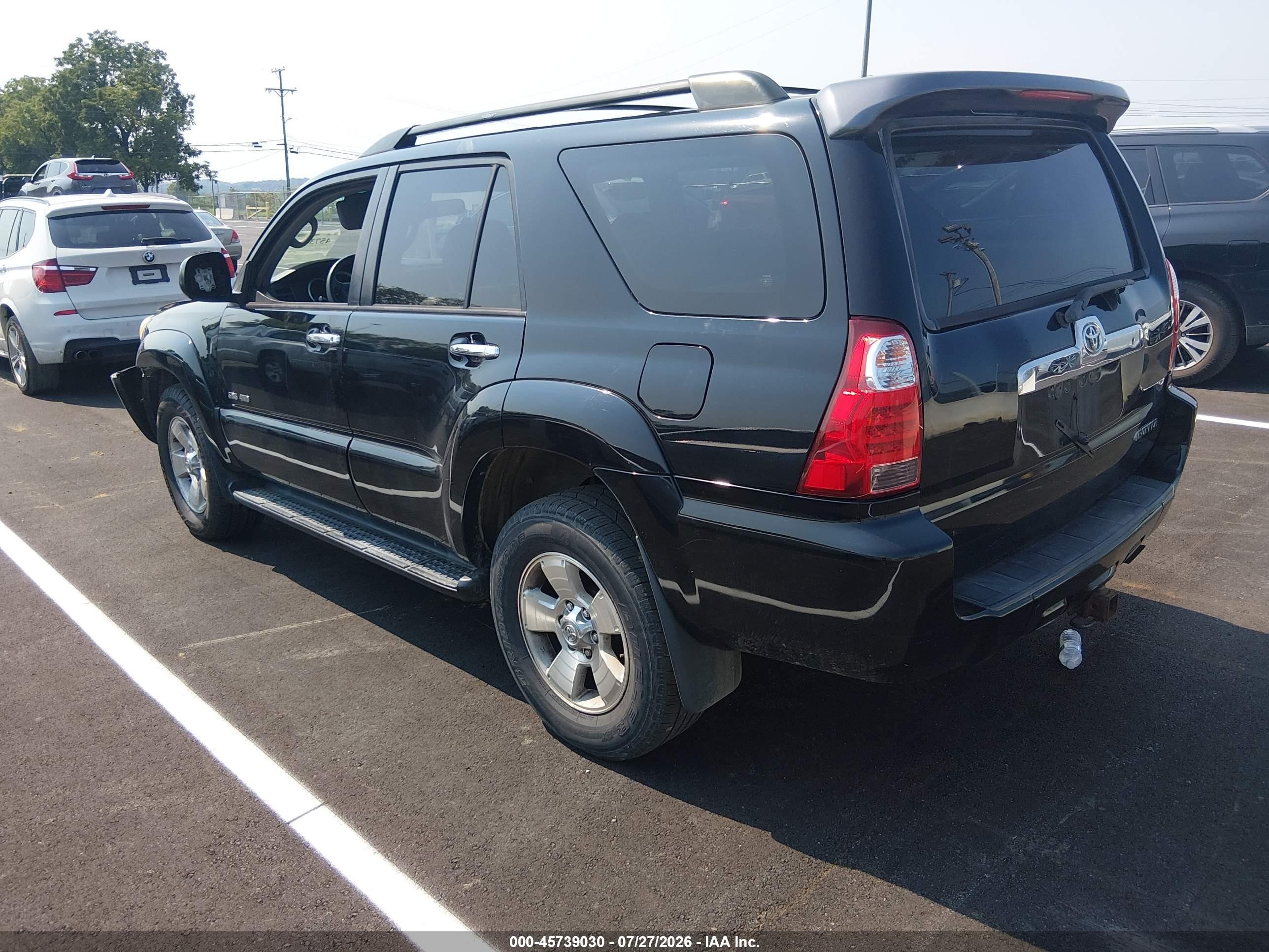 2006 Toyota 4runner Sr5/sport Black vin: JTEBU14R860090840