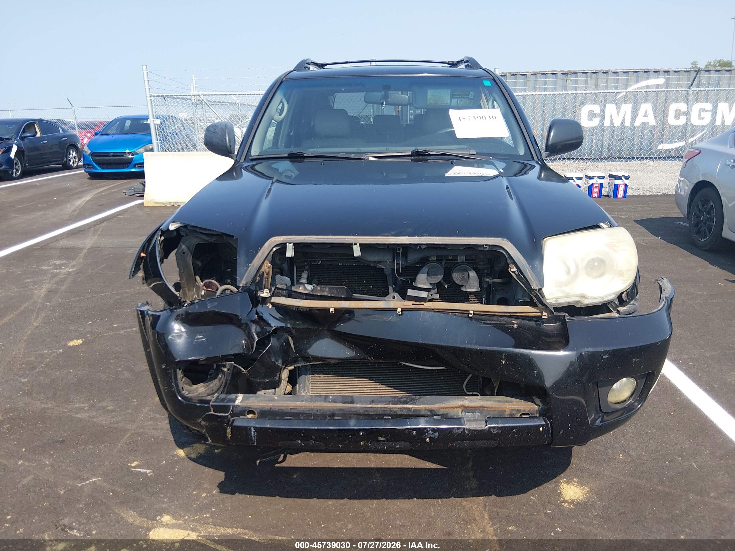 2006 Toyota 4runner Sr5/sport Black vin: JTEBU14R860090840