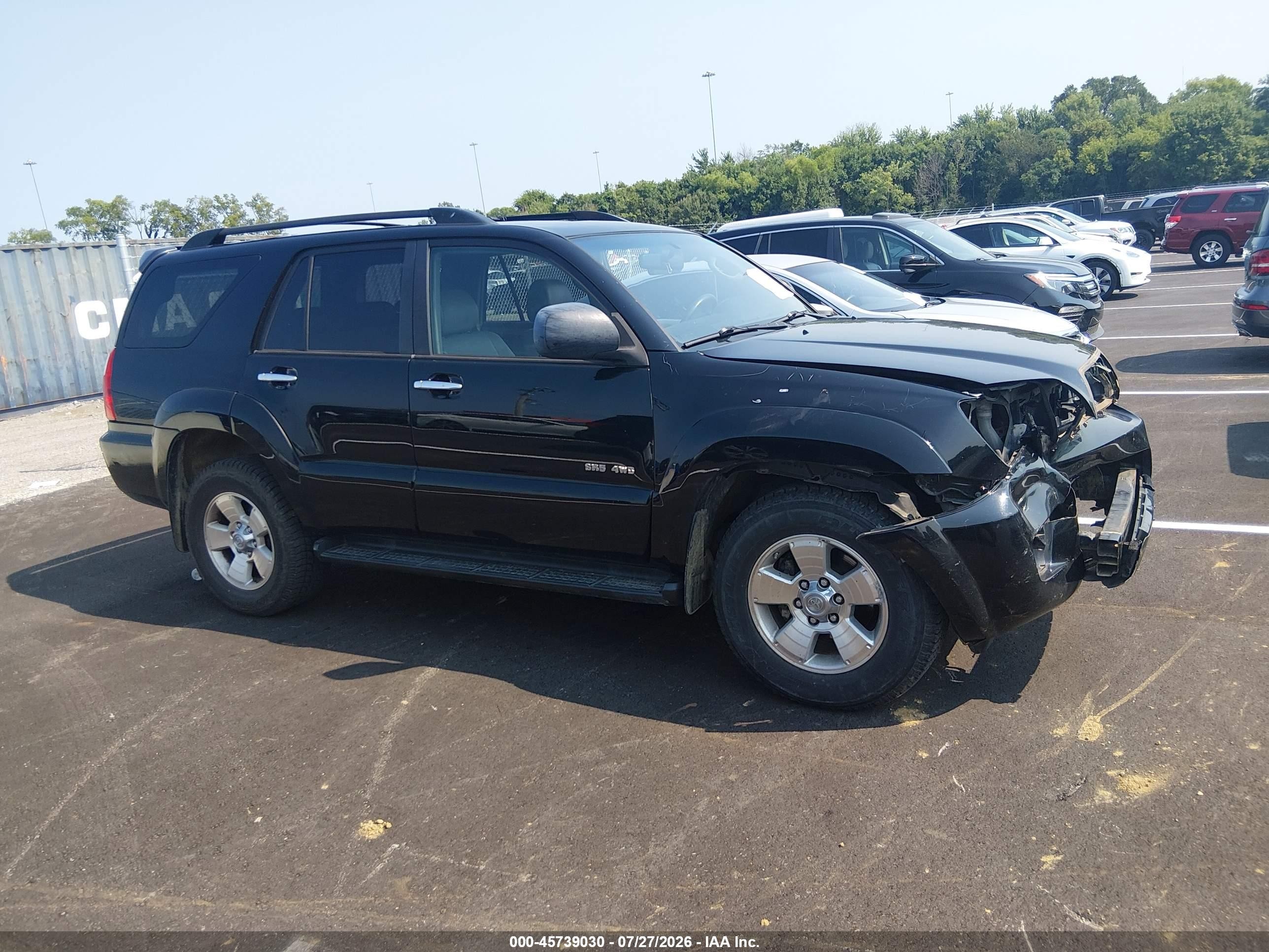 2006 Toyota 4runner Sr5/sport Black vin: JTEBU14R860090840