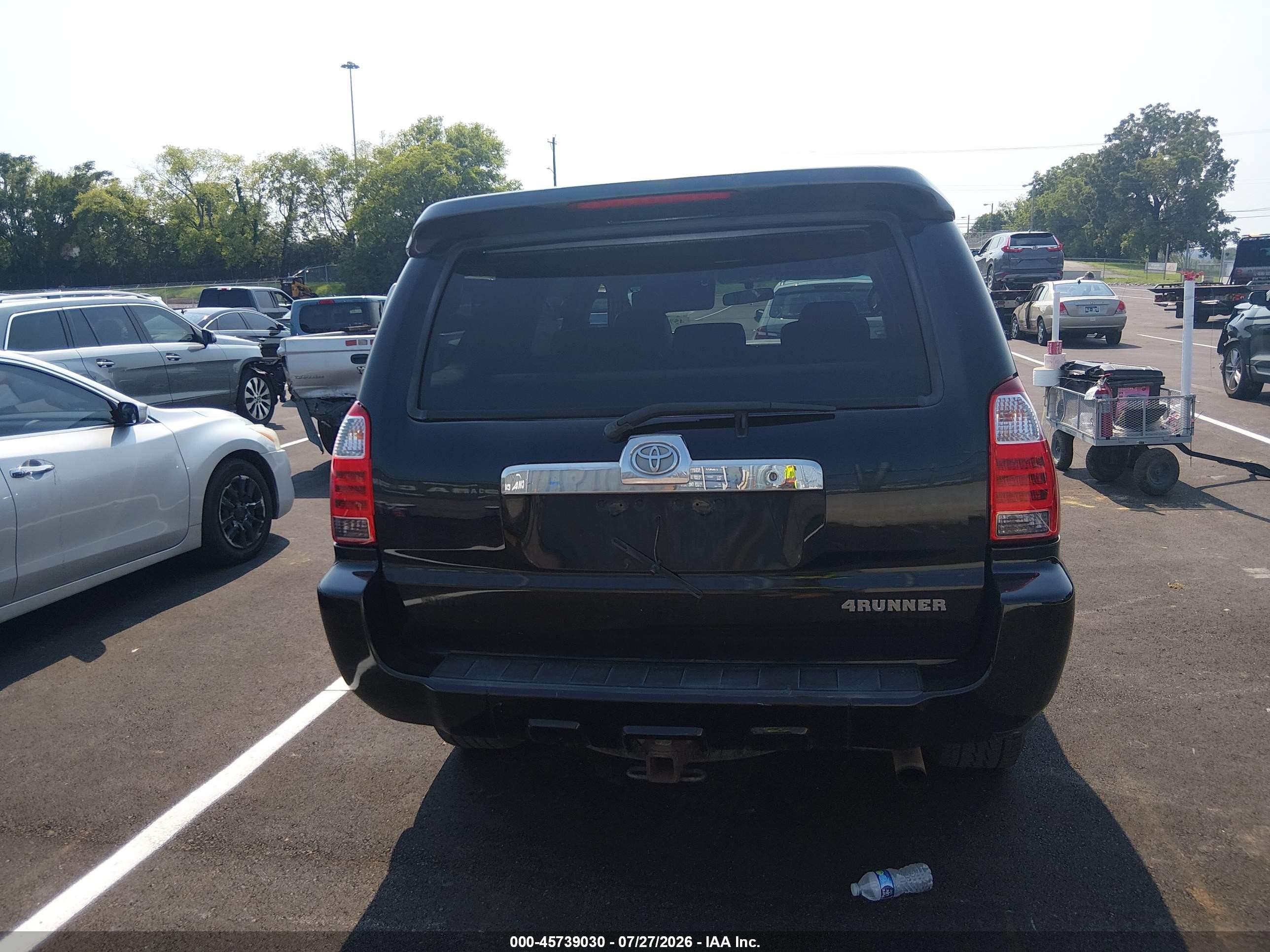 2006 Toyota 4runner Sr5/sport Black vin: JTEBU14R860090840
