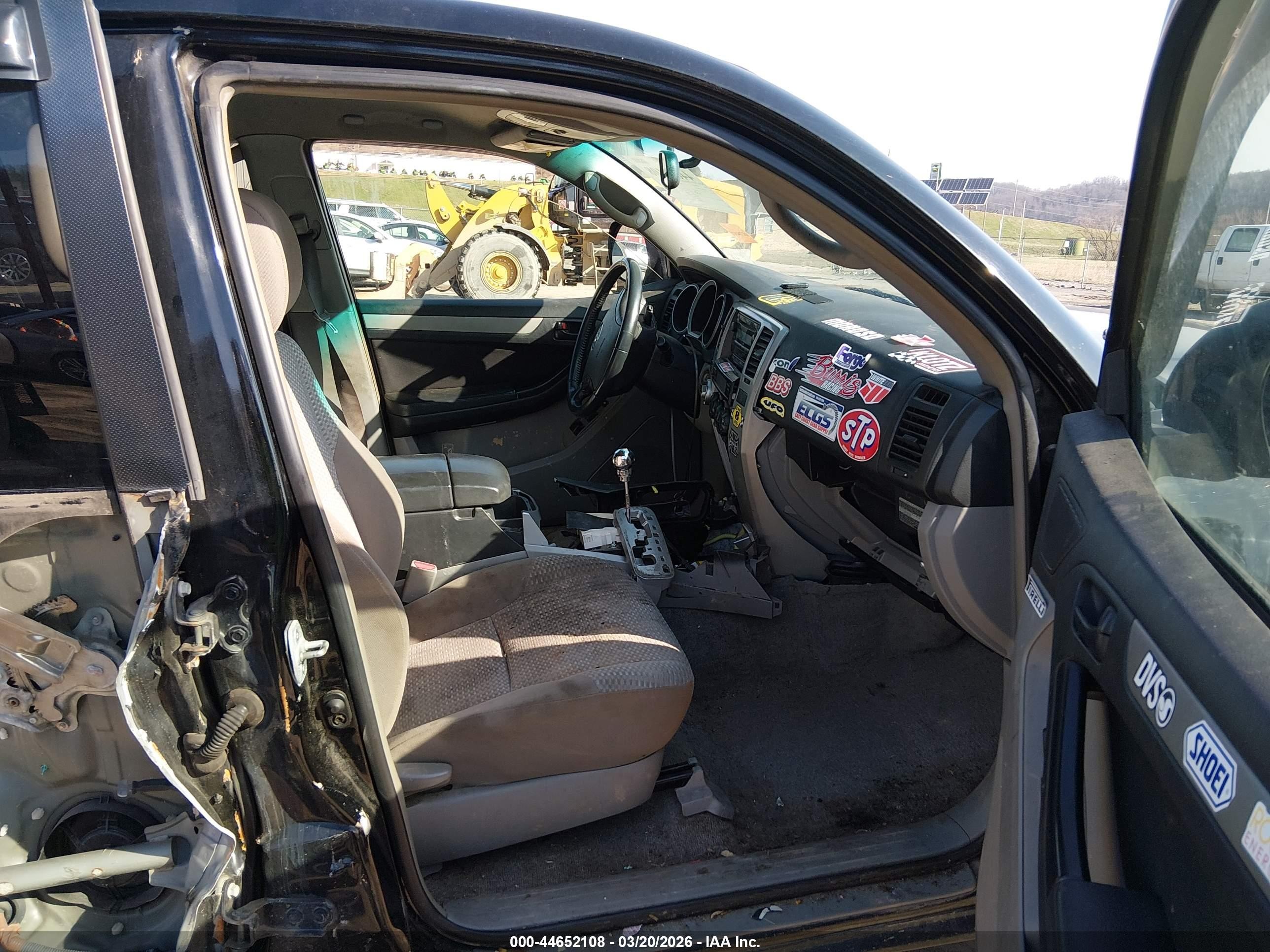 2006 Toyota 4runner Sr5 V6 Black vin: JTEBU14R860097836