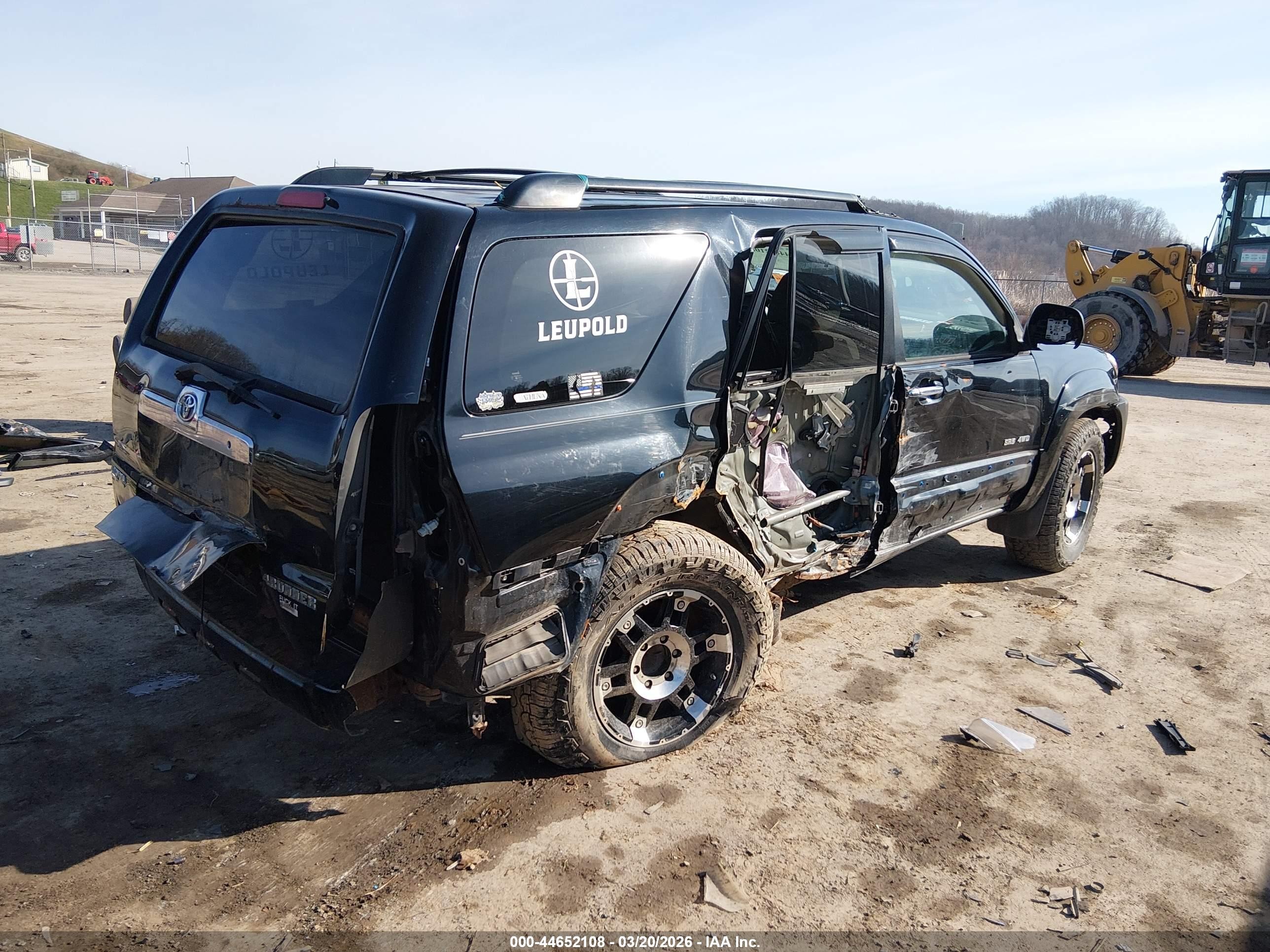 2006 Toyota 4runner Sr5 V6 Black vin: JTEBU14R860097836