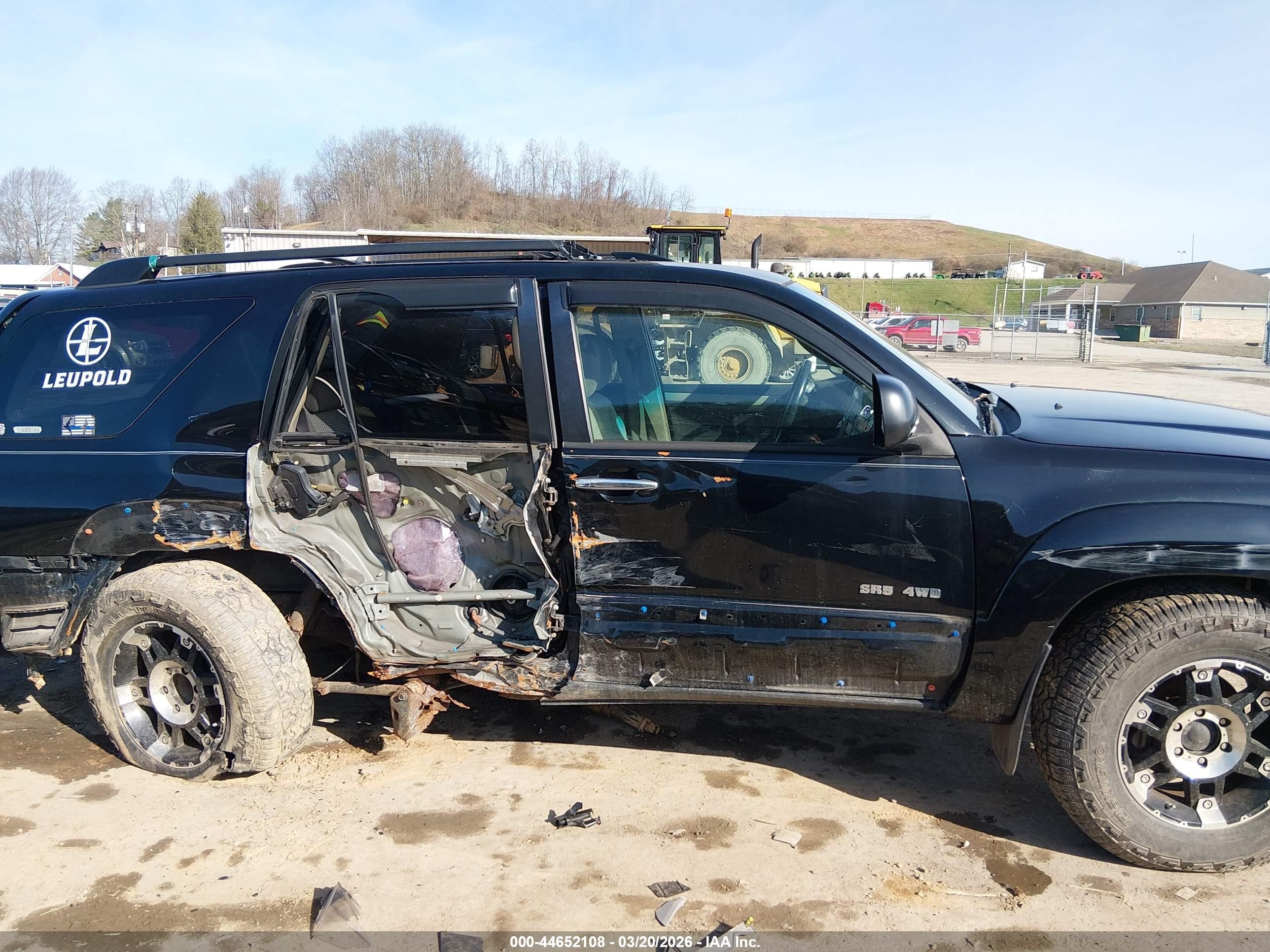 2006 Toyota 4runner Sr5 V6 Black vin: JTEBU14R860097836