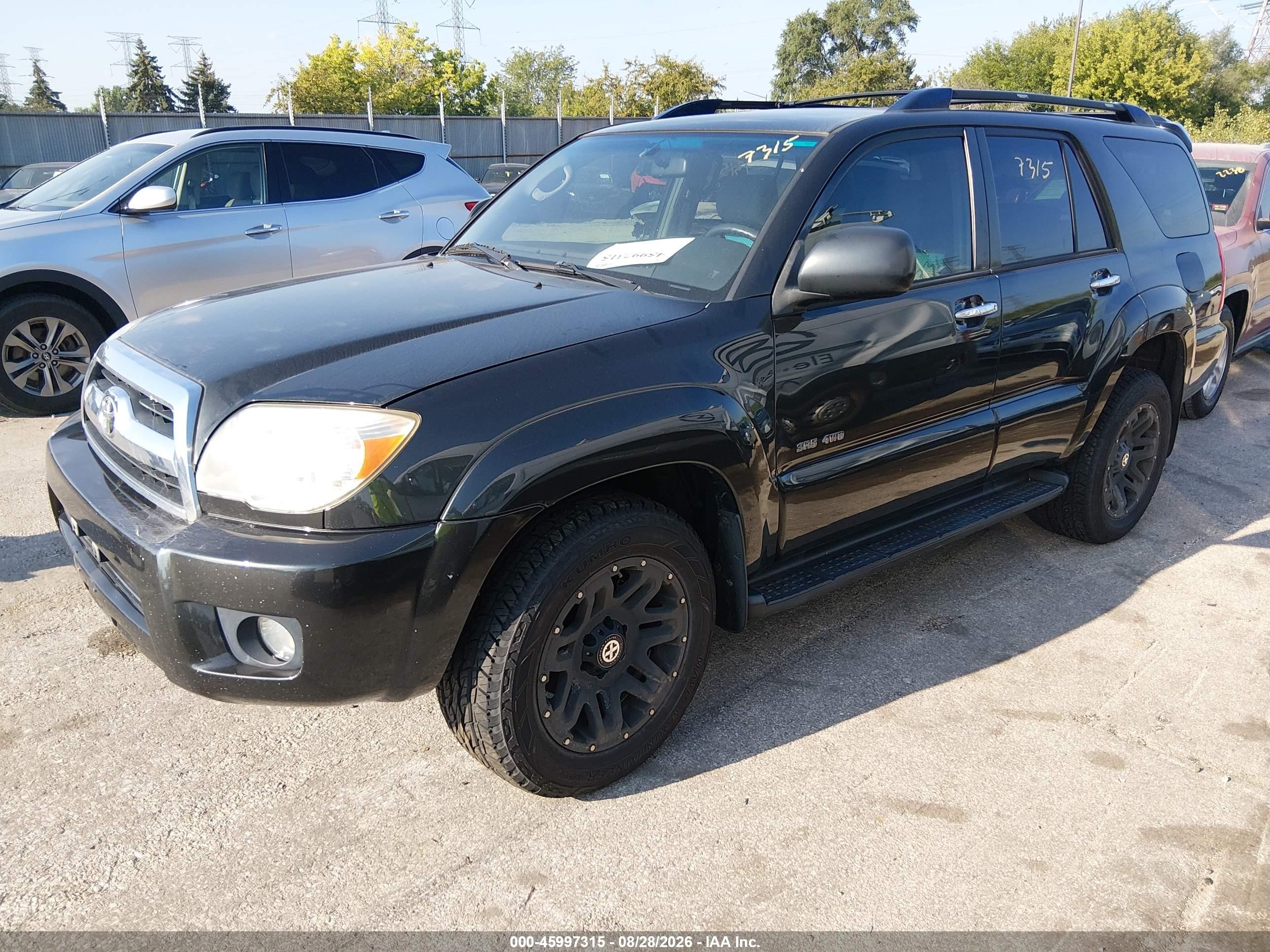 2006 Toyota 4runner Sr5 V6 Черный vin: JTEBU14R868054230