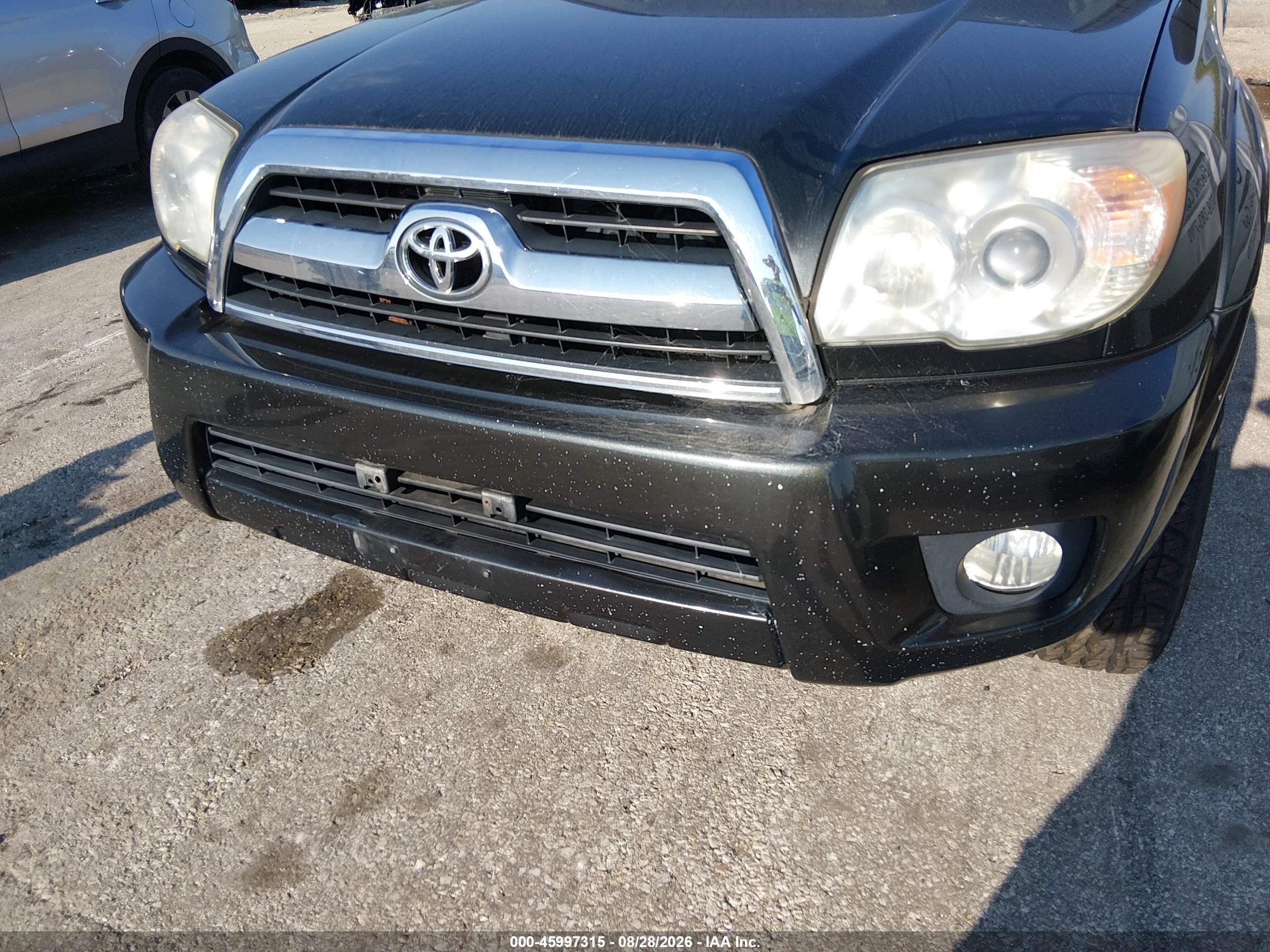 2006 Toyota 4runner Sr5 V6 Черный vin: JTEBU14R868054230