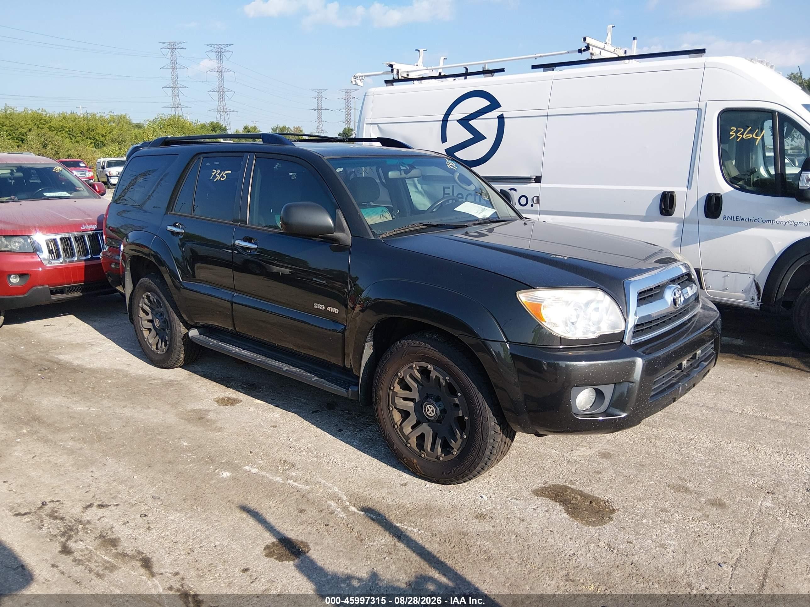 2006 Toyota 4runner Sr5 V6 Black vin: JTEBU14R868054230