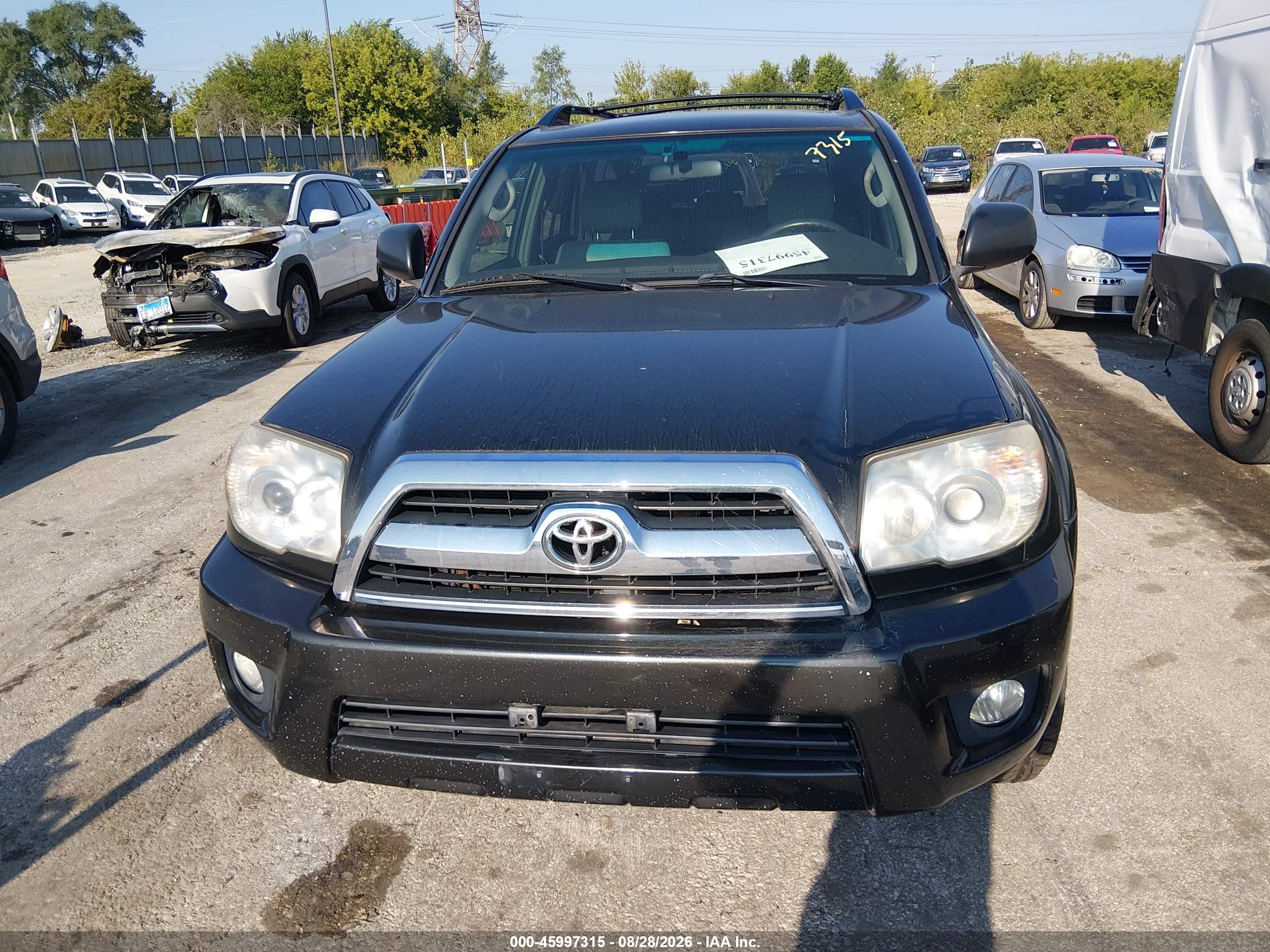 2006 Toyota 4runner Sr5 V6 Черный vin: JTEBU14R868054230