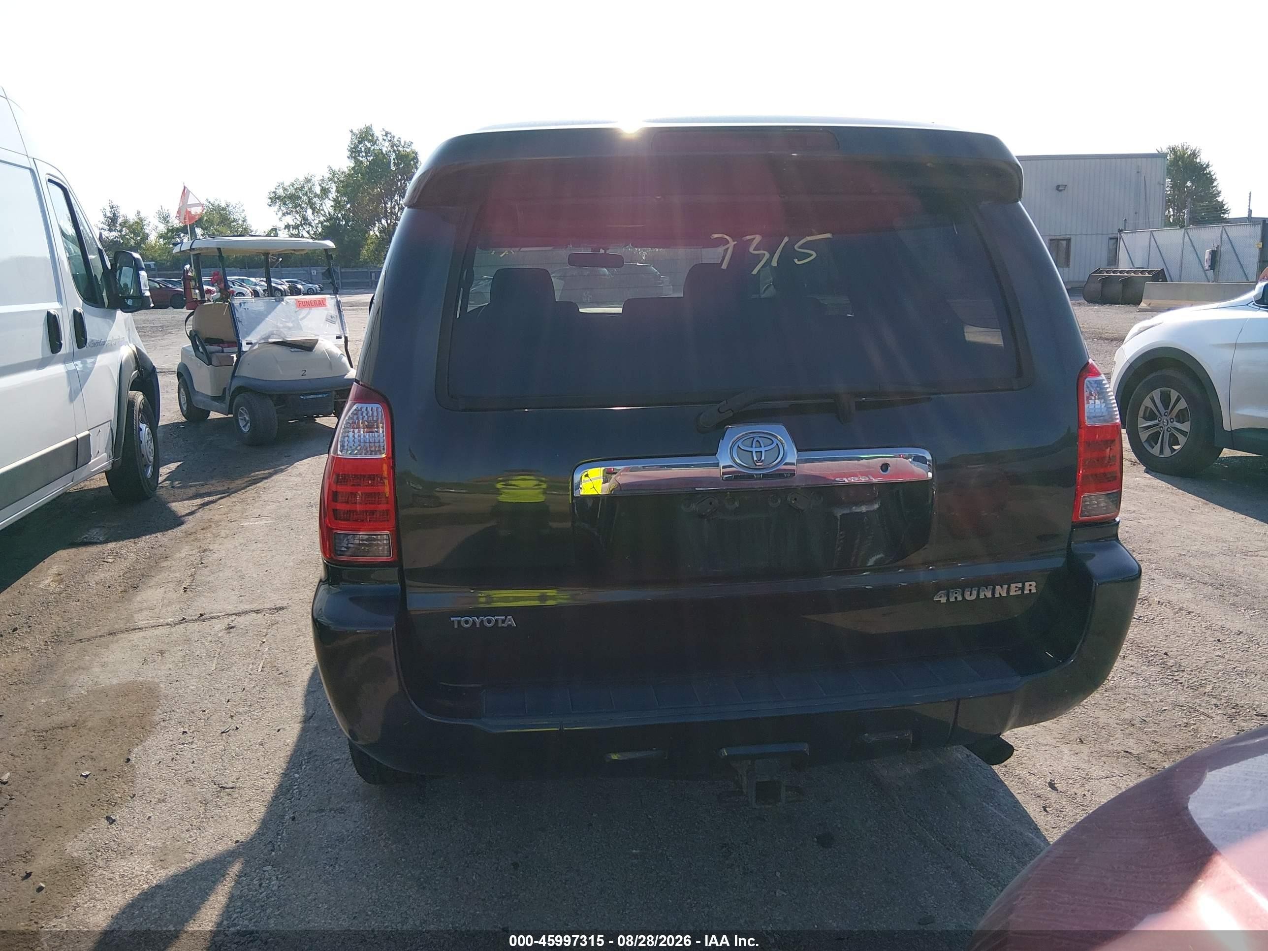 2006 Toyota 4runner Sr5 V6 Черный vin: JTEBU14R868054230