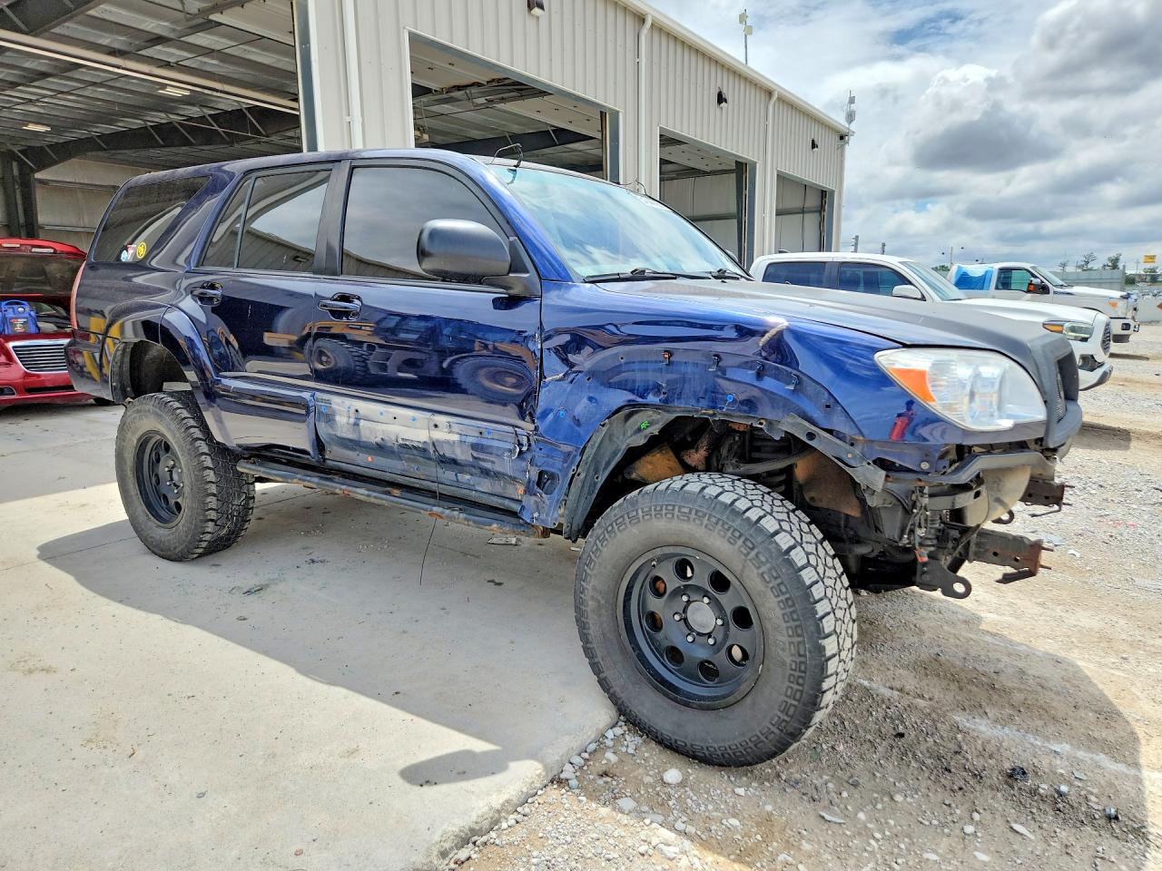 2007 Toyota 4runner Sr5 Blue vin: JTEBU14R870110151