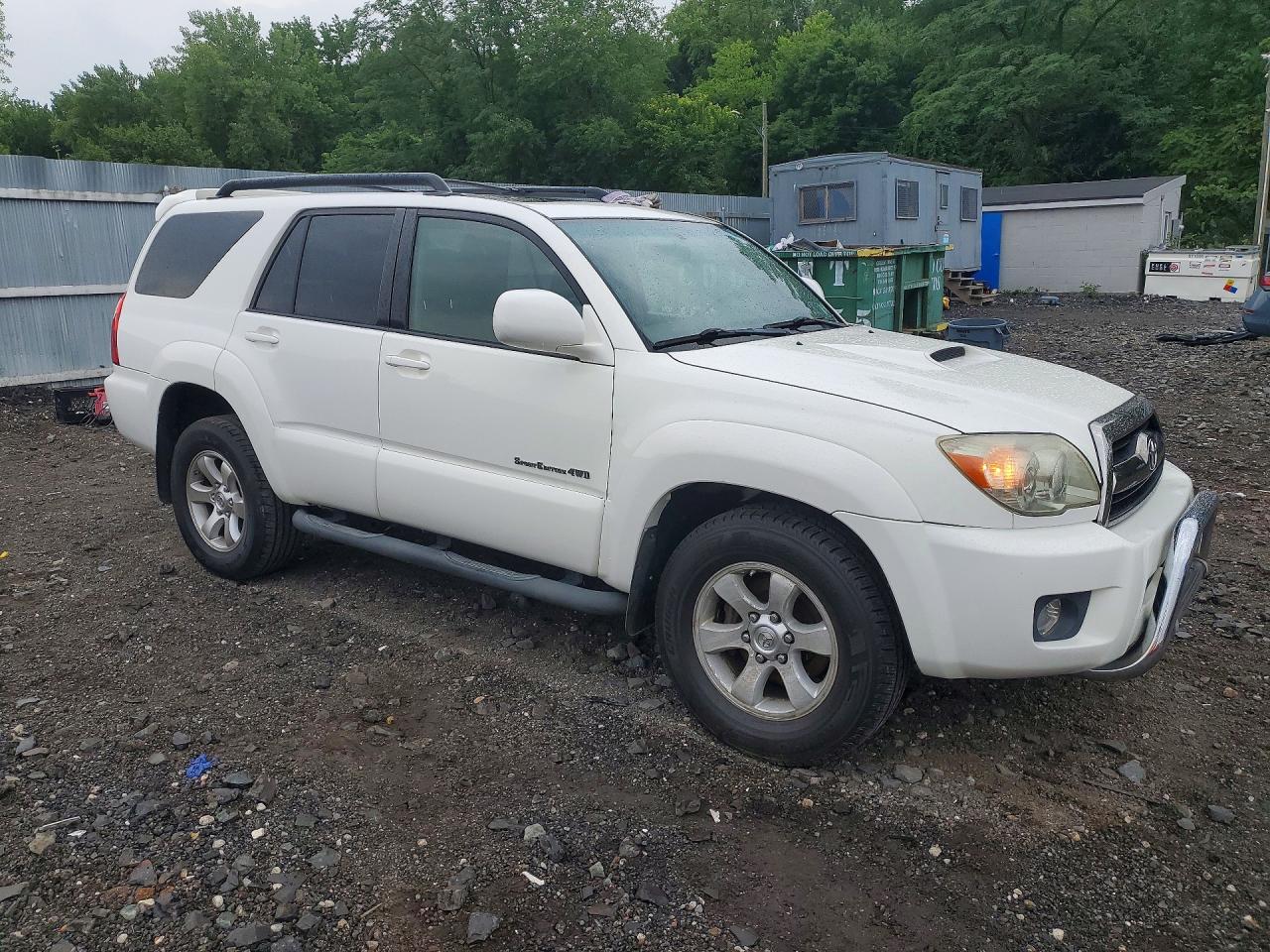 2007 Toyota 4runner Sport Edition White vin: JTEBU14R870120002