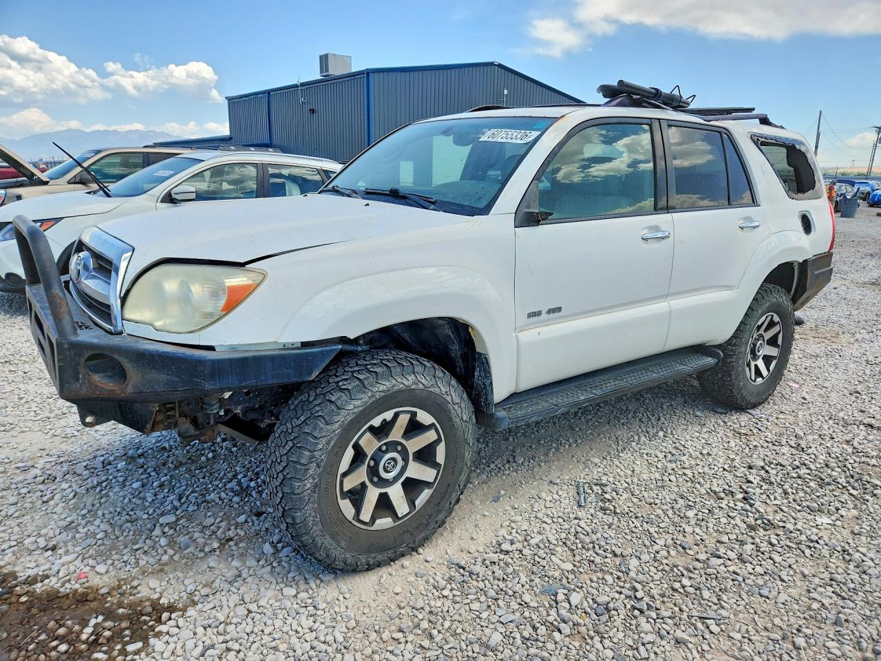 2007 Toyota 4runner Sr5 White vin: JTEBU14R870125944
