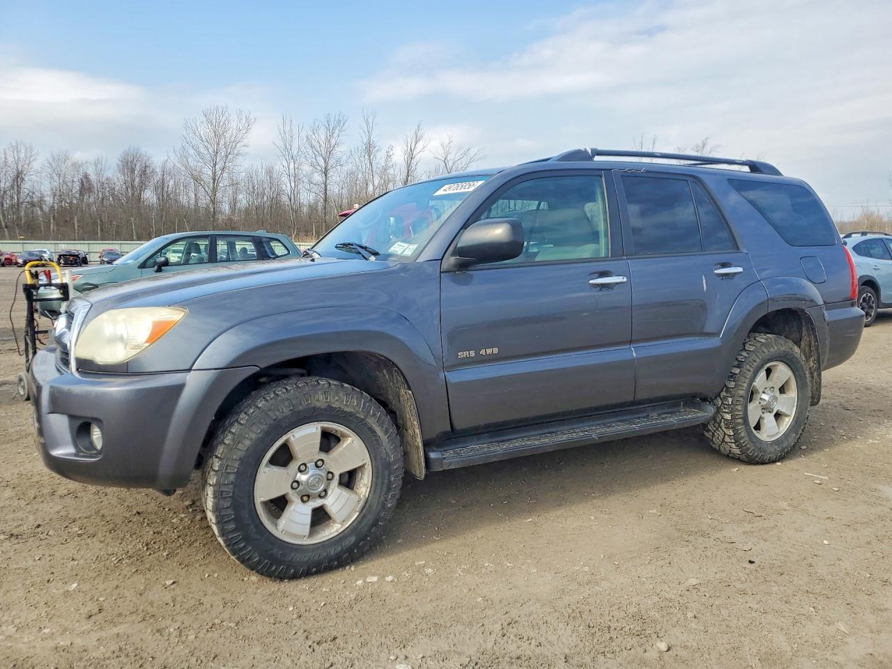 2007 Toyota 4runner Sr5 Gray vin: JTEBU14R870126107