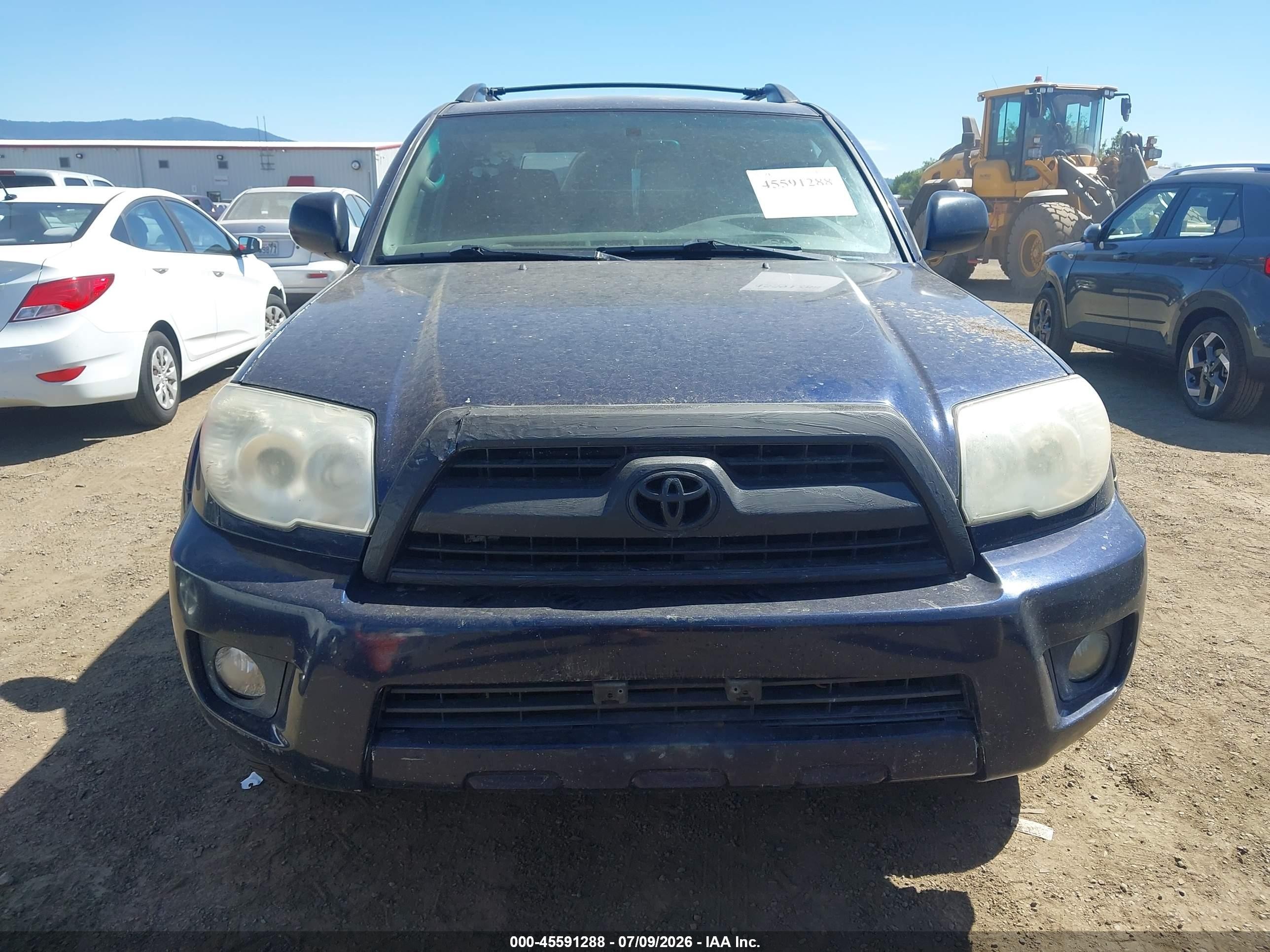 2007 Toyota 4runner Sr5 Dark Blue vin: JTEBU14R878079212