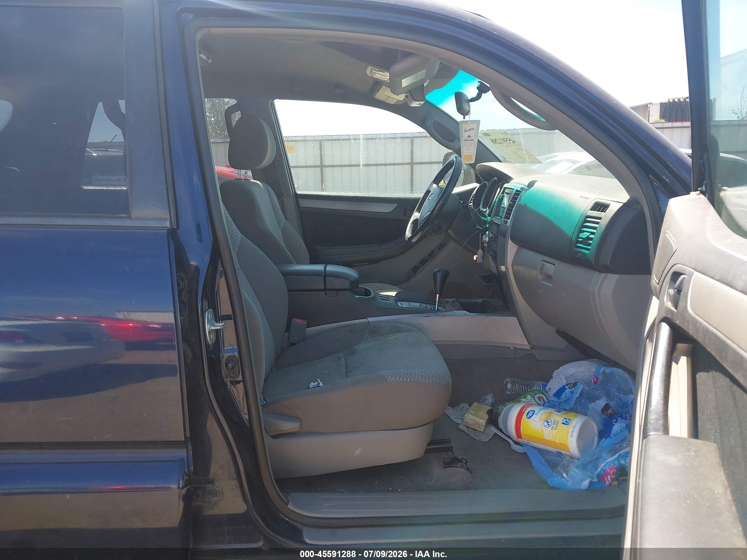 2007 Toyota 4runner Sr5 Dark Blue vin: JTEBU14R878079212