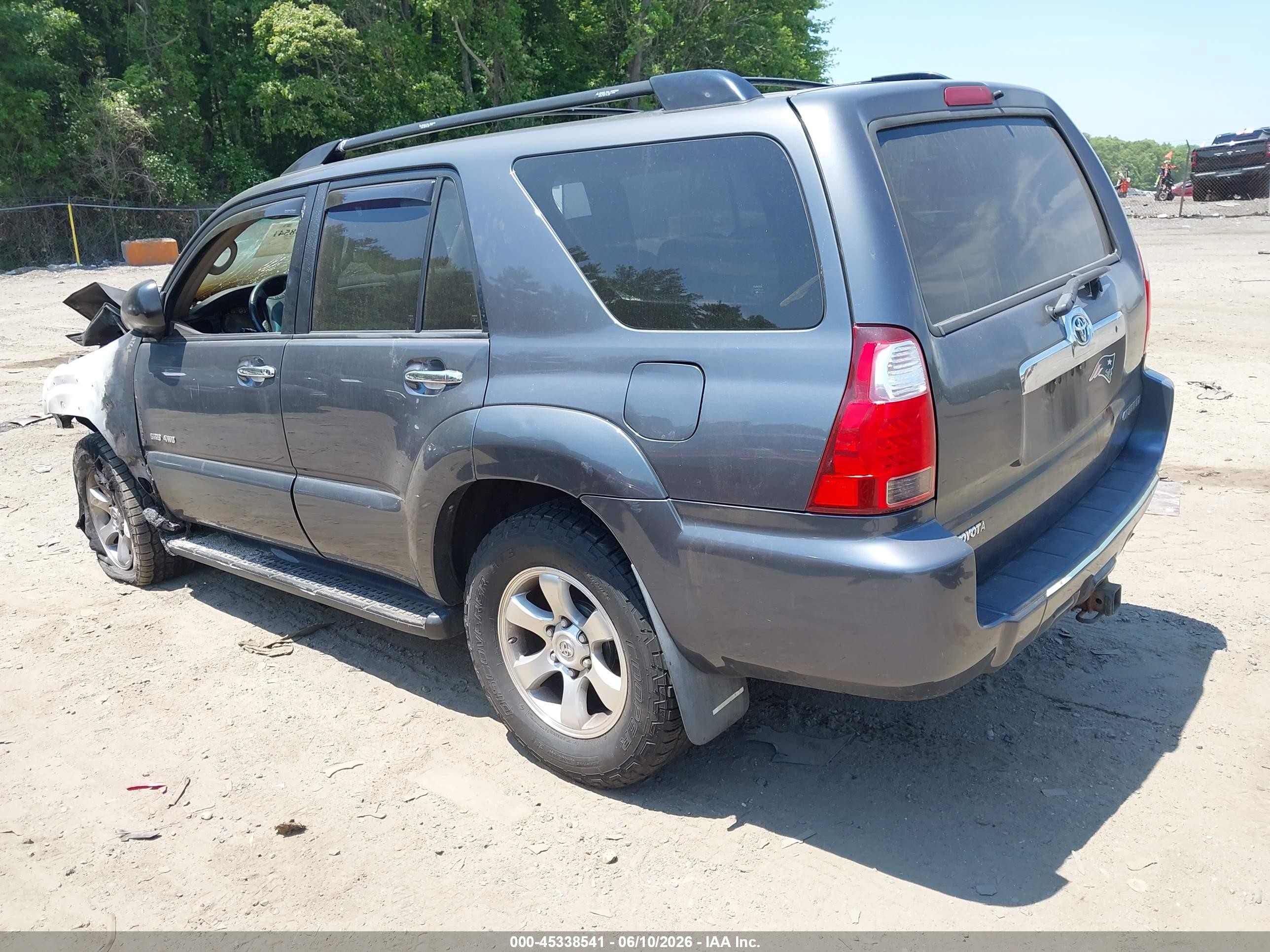 2007 Toyota 4runner Sr5 Gray vin: JTEBU14R878105193