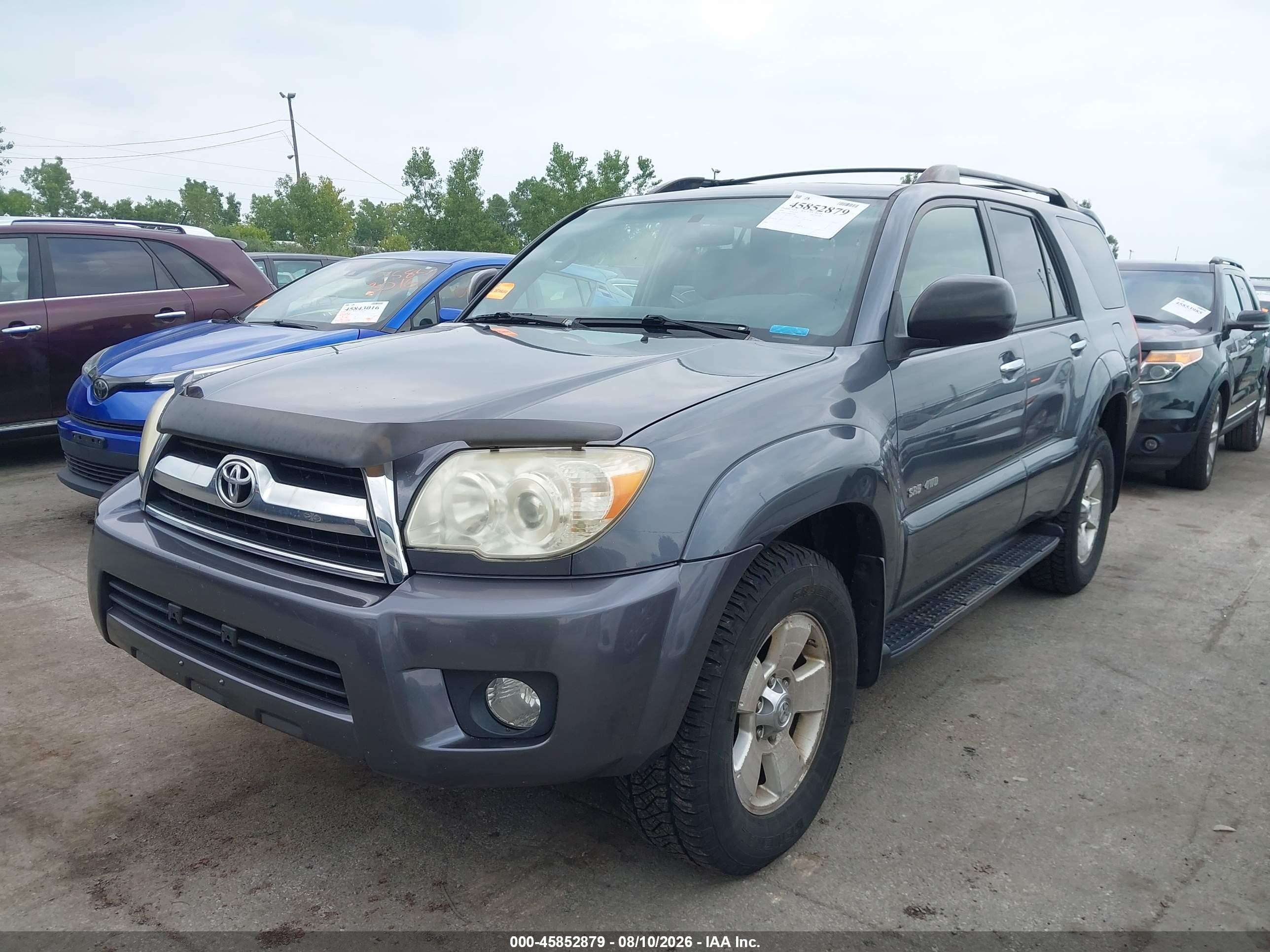 2008 Toyota 4runner Sr5 V6 Gray vin: JTEBU14R880132054