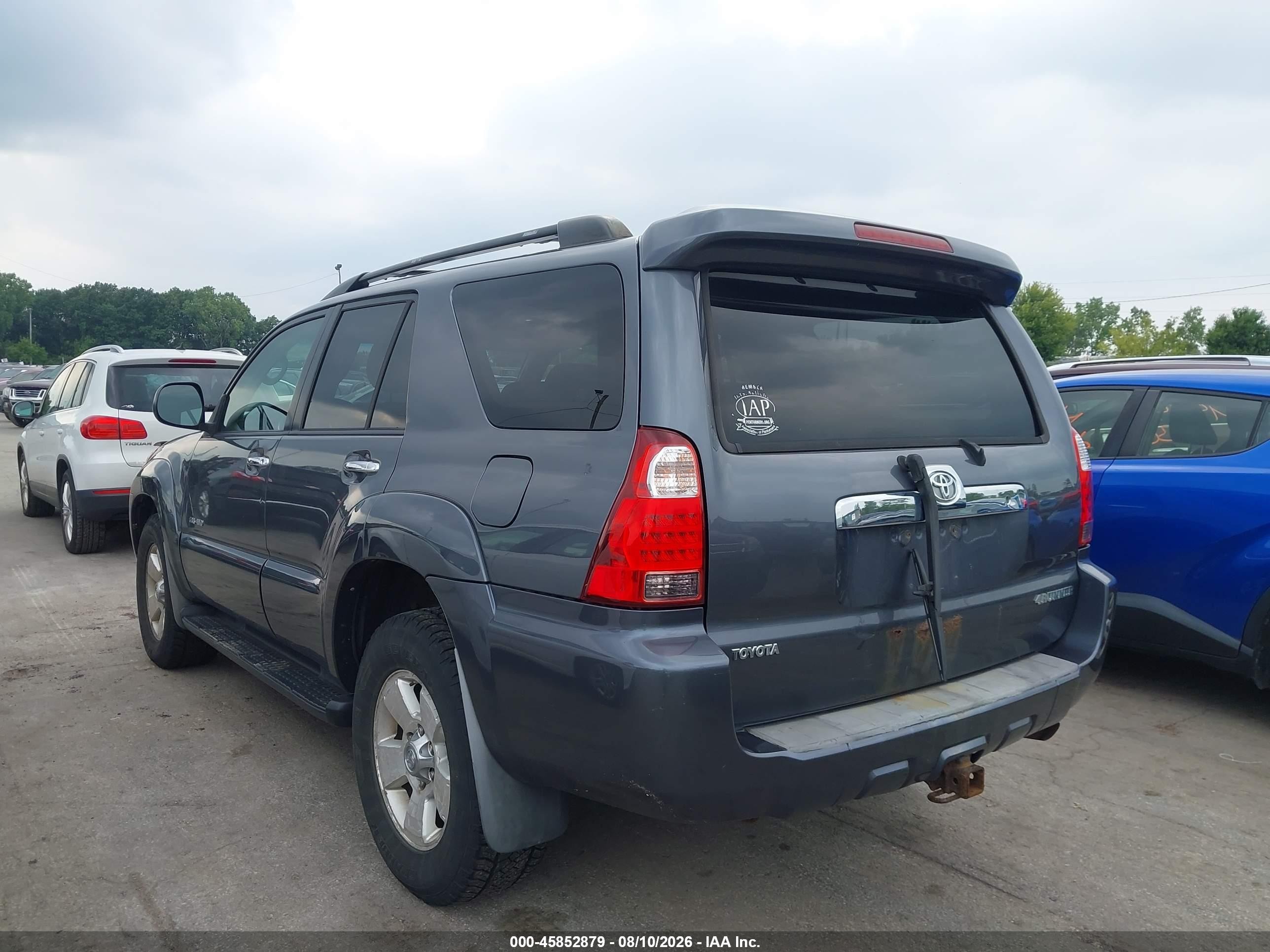 2008 Toyota 4runner Sr5 V6 Gray vin: JTEBU14R880132054