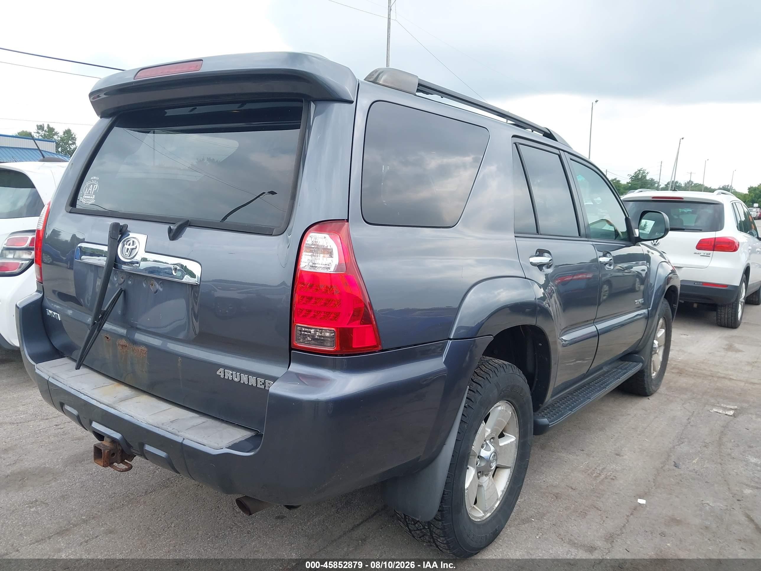2008 Toyota 4runner Sr5 V6 Gray vin: JTEBU14R880132054