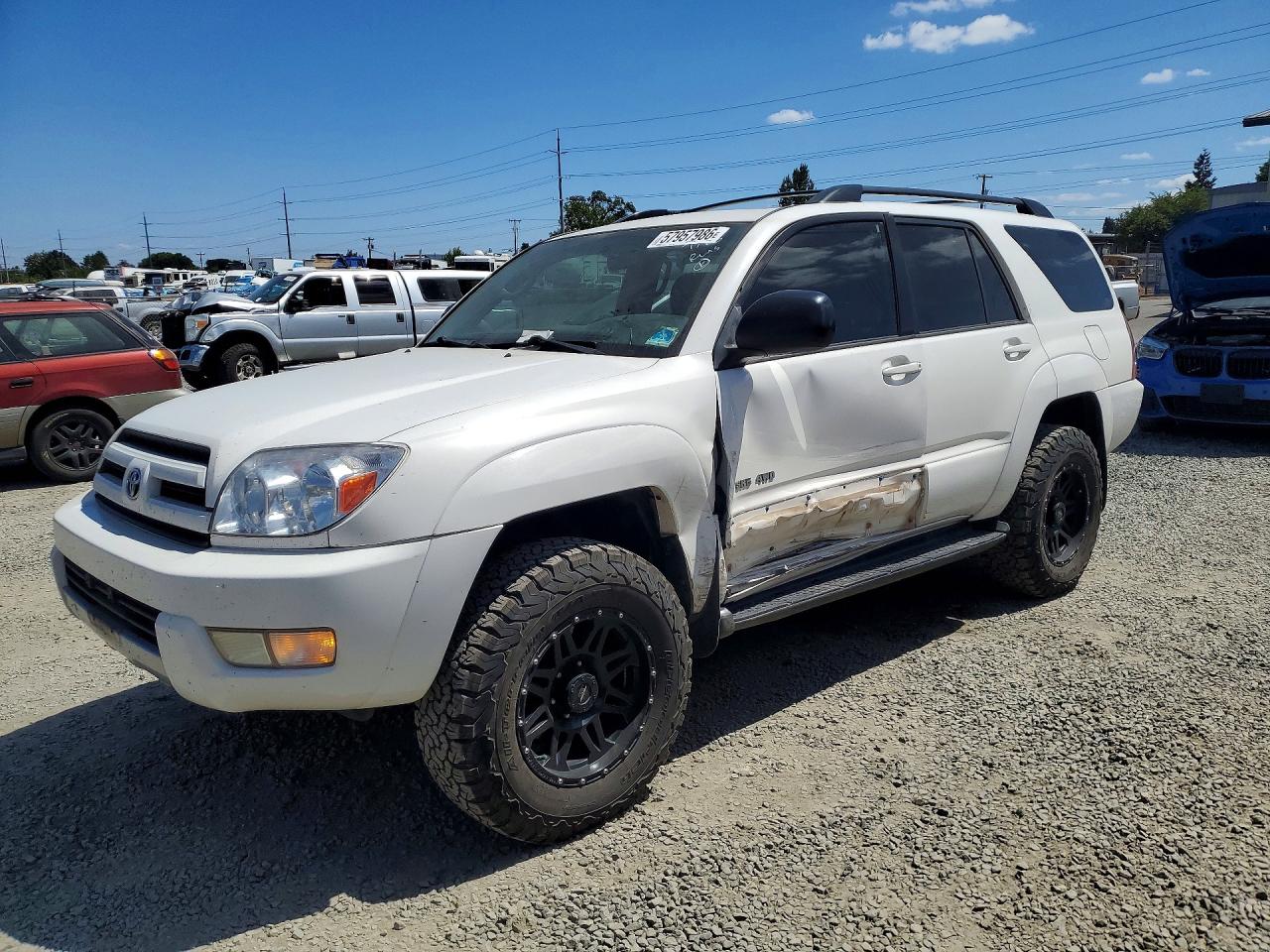 2003 Toyota 4runner Sr5 White vin: JTEBU14R930015964
