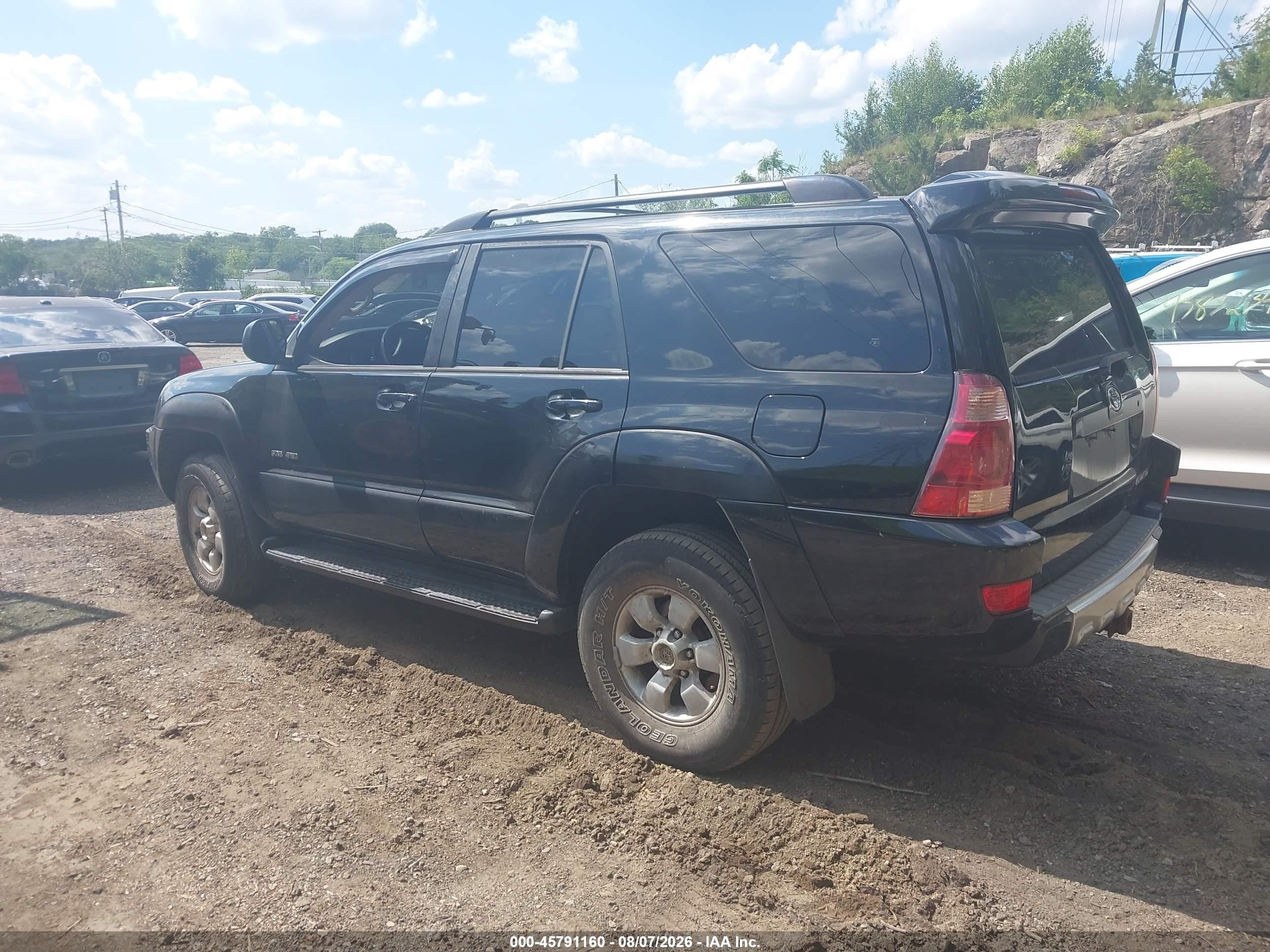 2003 Toyota 4runner Sr5 V6 Black vin: JTEBU14R938005260