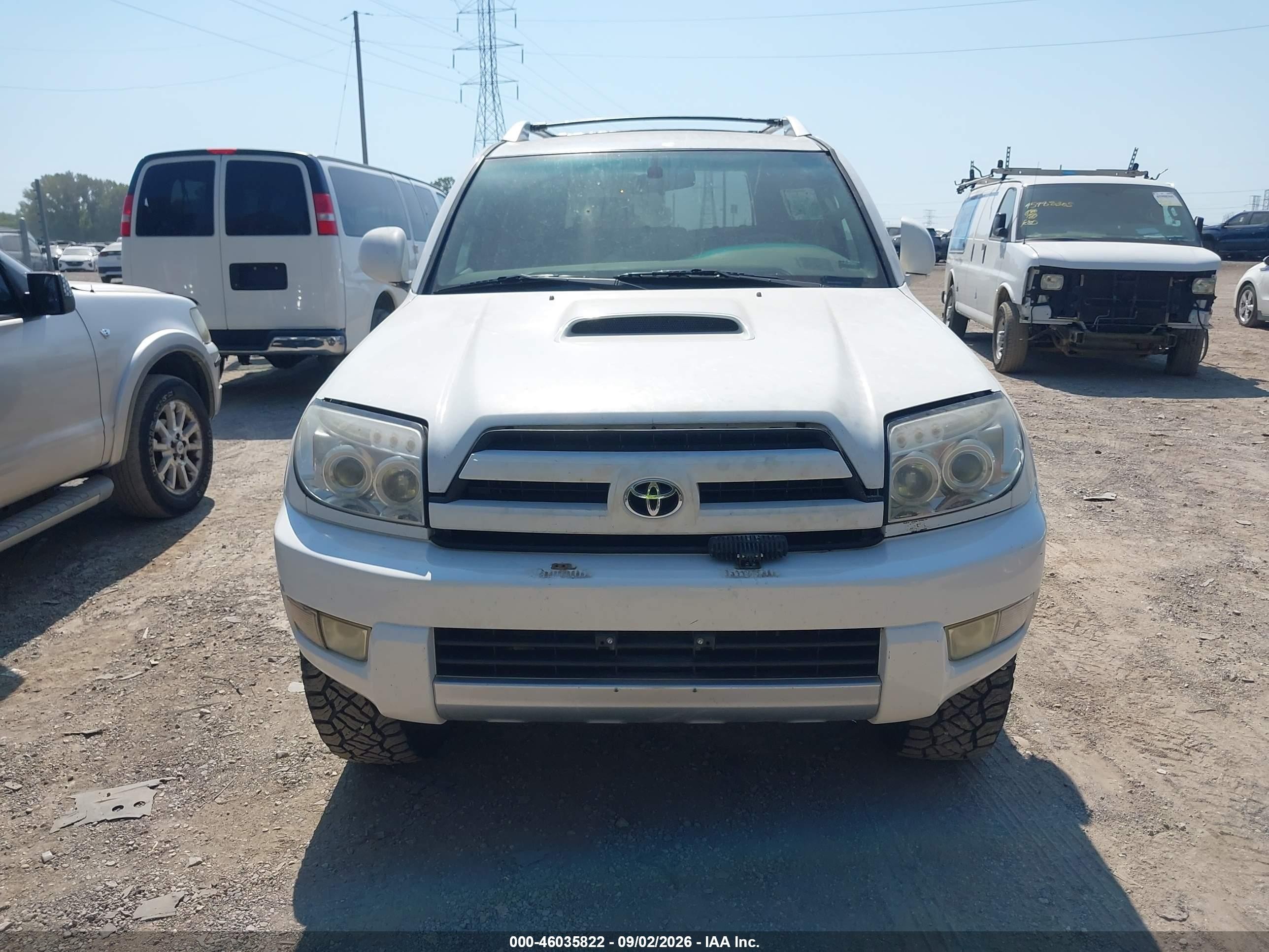 2004 Toyota 4runner Sr5 Sport V6 White vin: JTEBU14R940021779