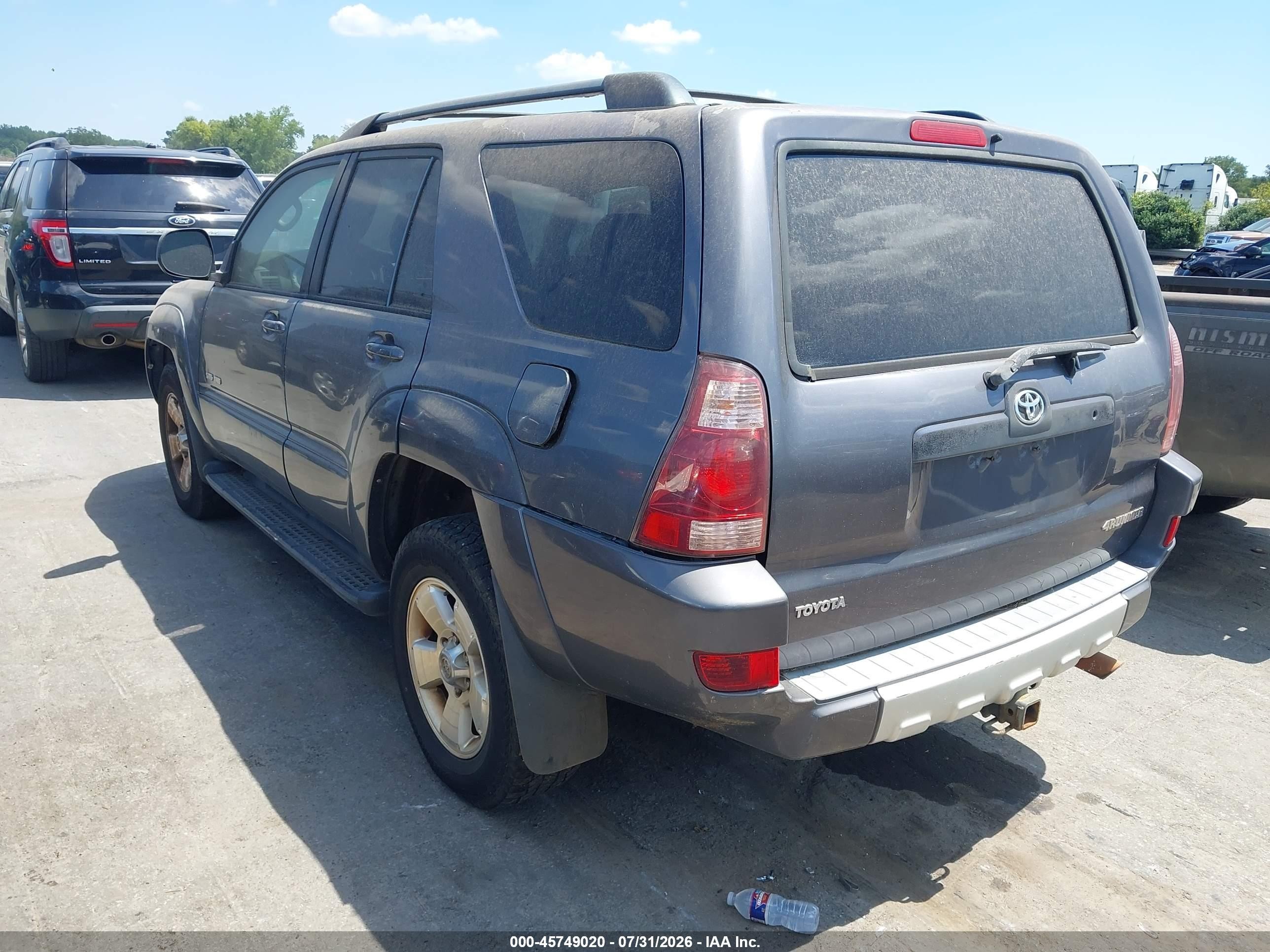 2004 Toyota 4runner Sr5 V6 Gray vin: JTEBU14R940041224