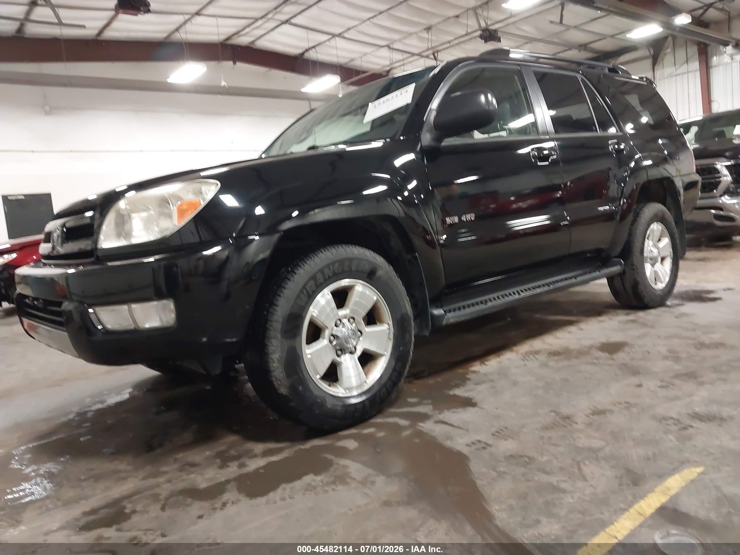 2004 Toyota 4runner Sr5 V6 Black vin: JTEBU14R940044107