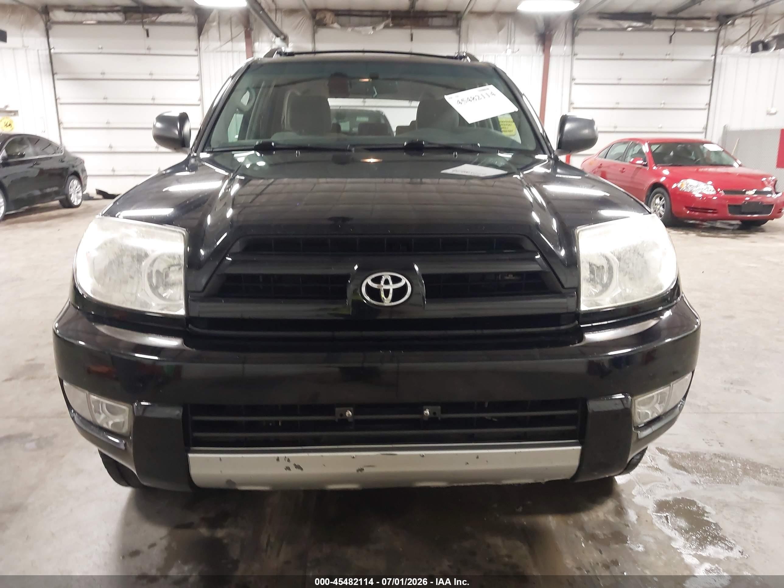 2004 Toyota 4runner Sr5 V6 Black vin: JTEBU14R940044107