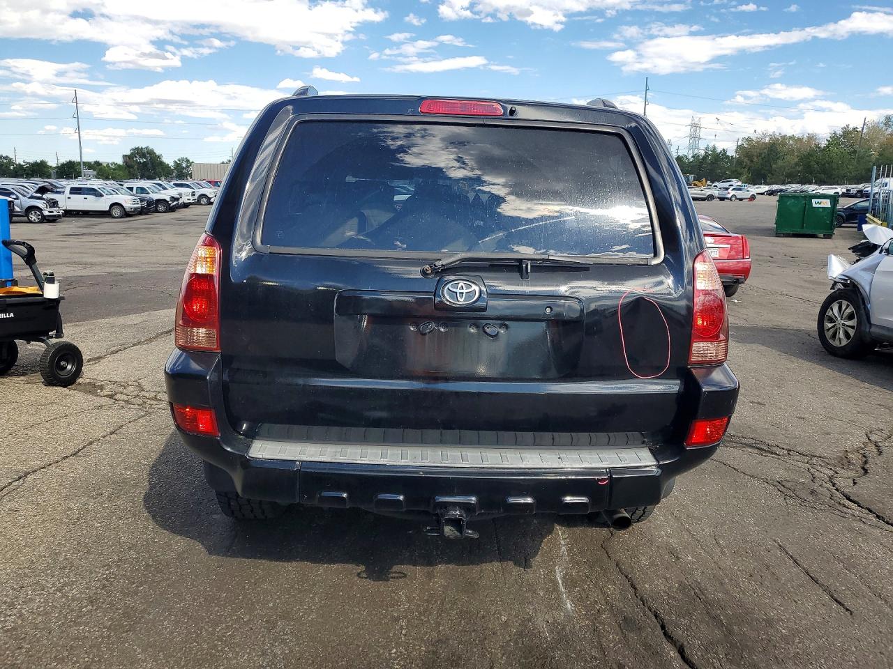 2005 Toyota 4runner Sr5 Black vin: JTEBU14R958036057