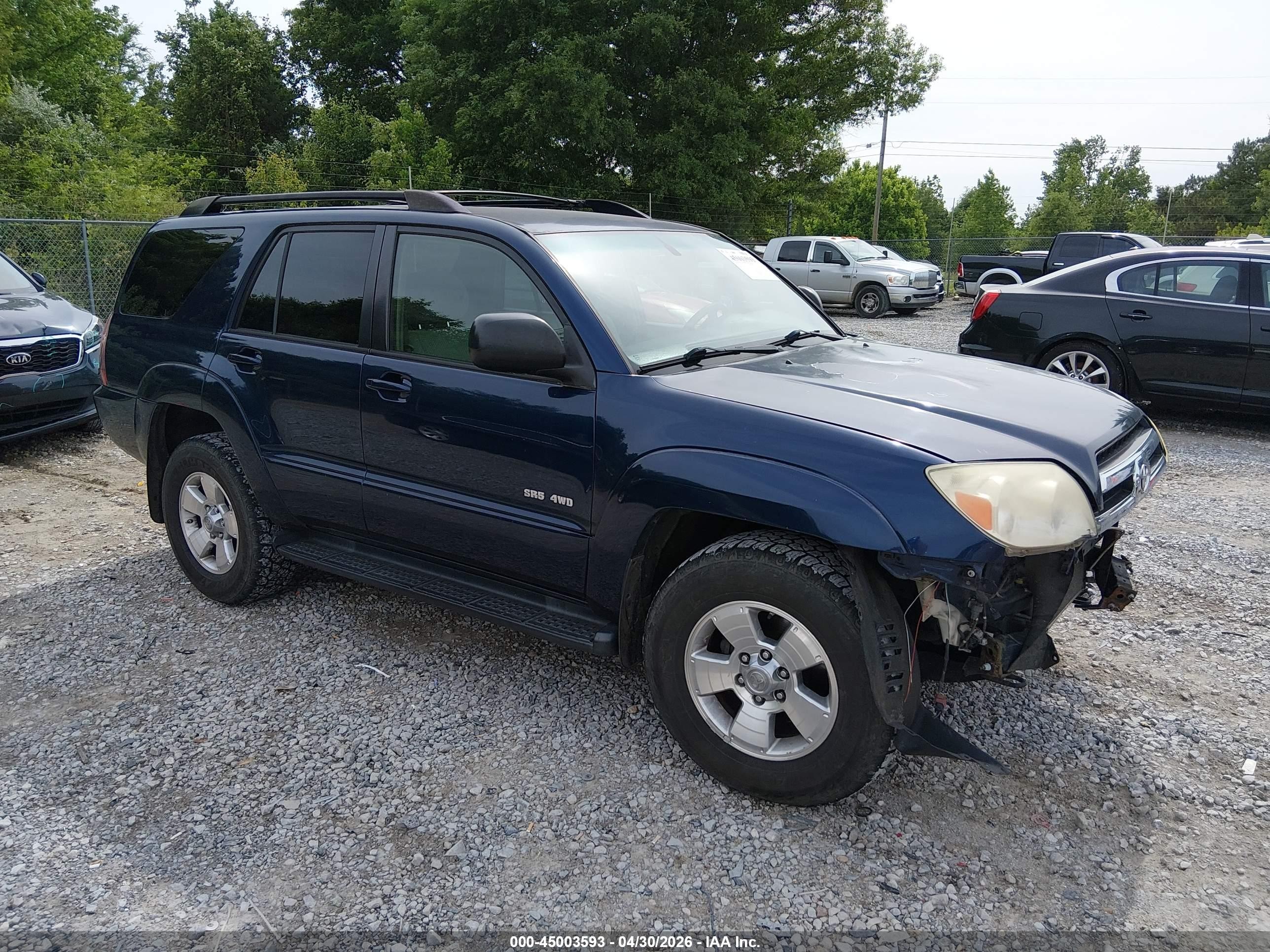2005 Toyota 4runner Sr5 Sport V6/sr5 V6 Синий vin: JTEBU14R958036673